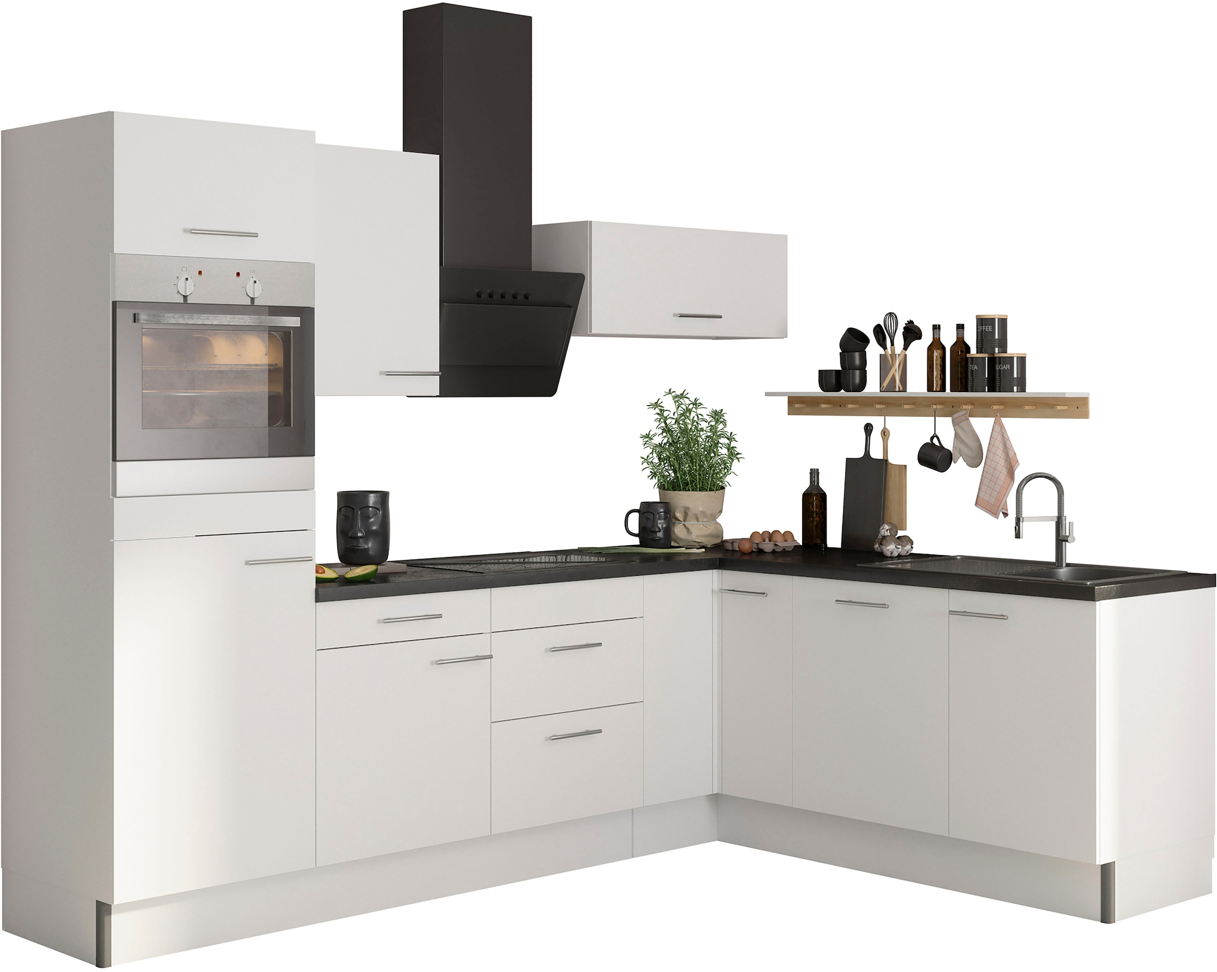 OPTIFIT Cuisine »Klara« 270 x 200 cm breit, wahlweise mit E-Geräten