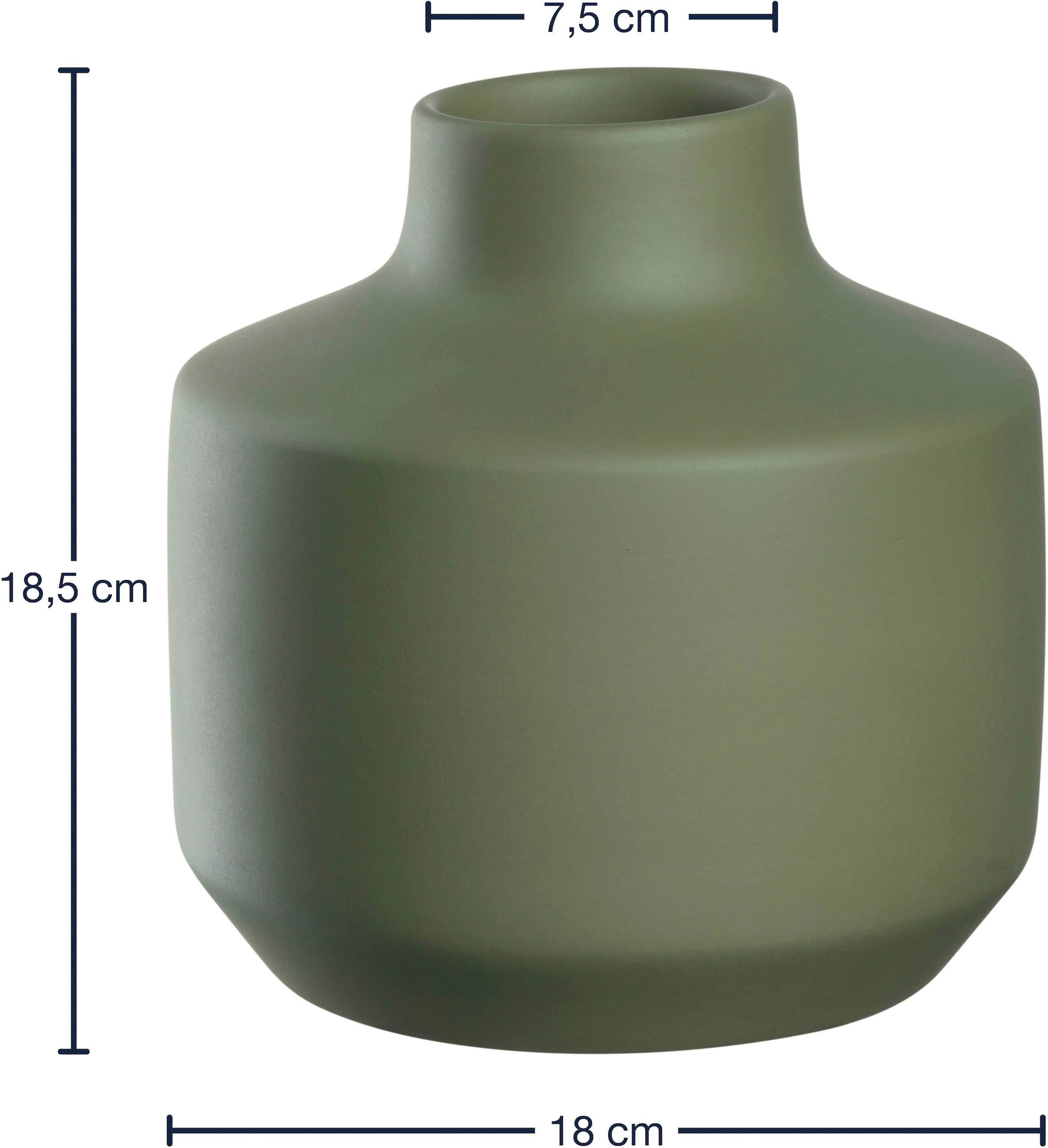 LEONARDO Vase décoratif »Keramikvase MILANO«