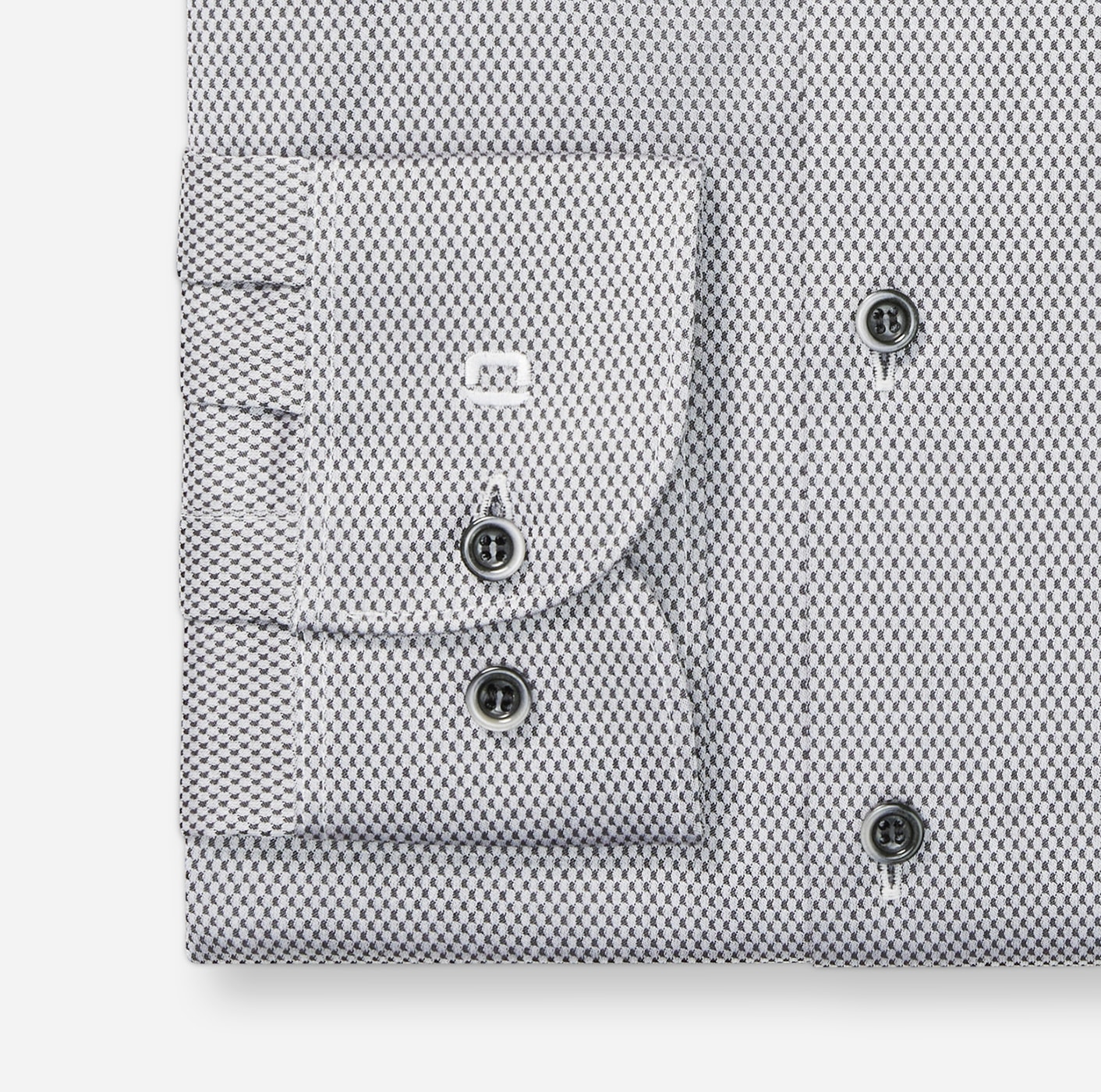 OLYMP Langarmhemd »Level Five« body fit, Businesshemd, Minimalprint, Royal-Kentkragen