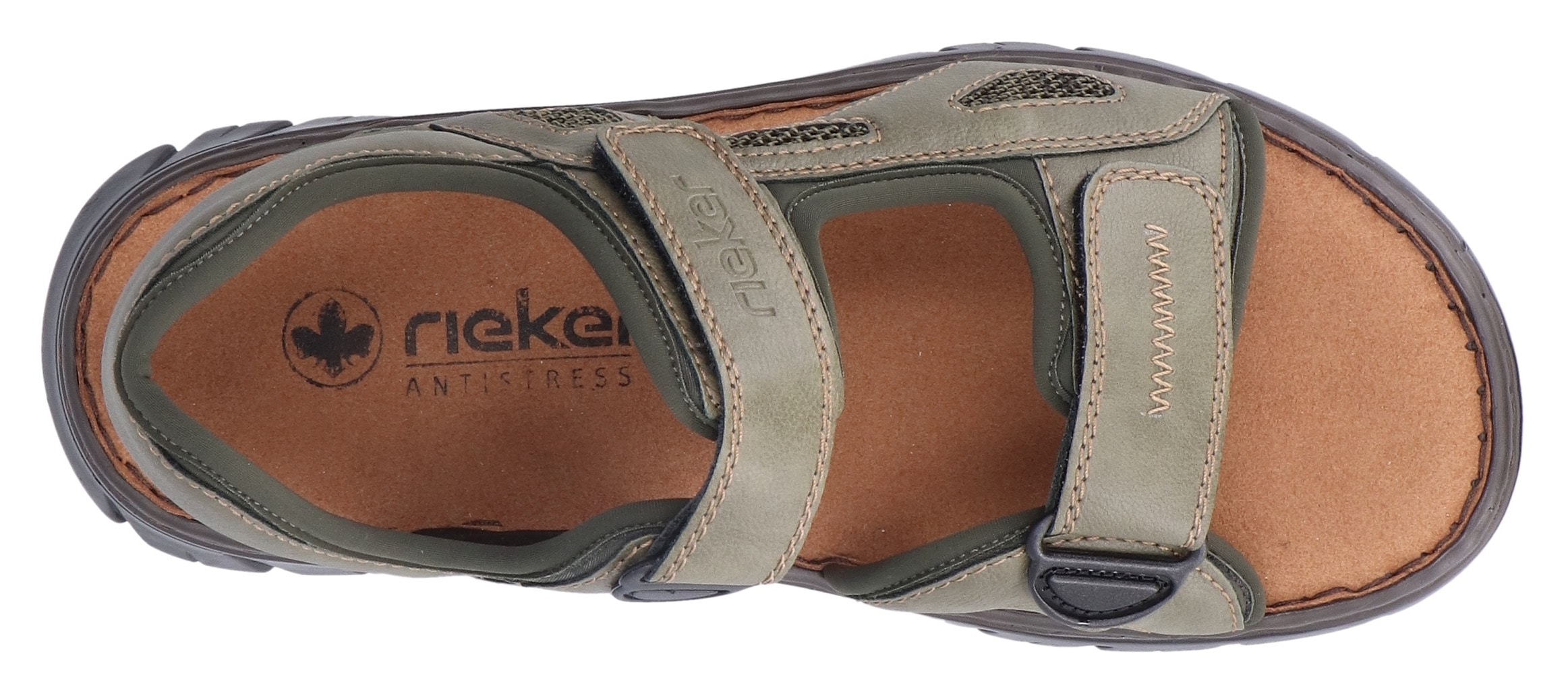 Rieker Sandale  Sommerschuh, Klettschuh, Outdoorsandale, in Trekking-Optik