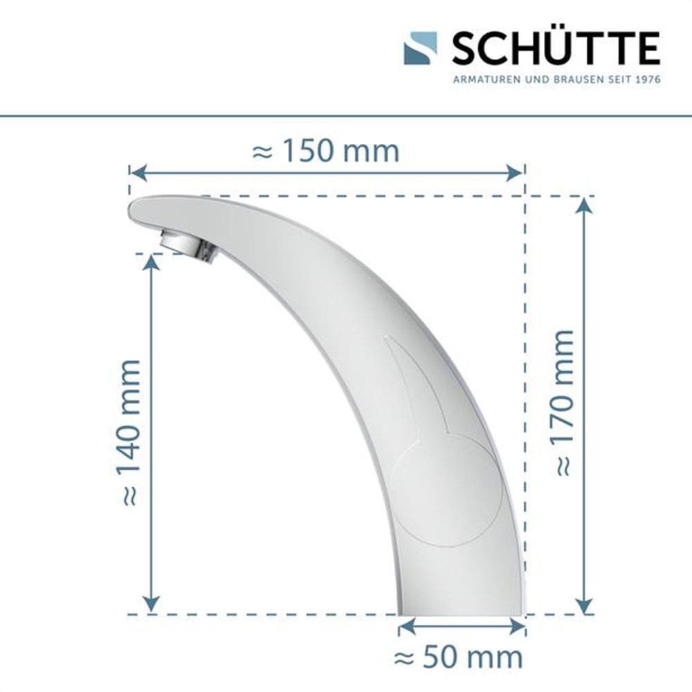 Schütte Waschtischarmatur »PANAMA« Wasserhahn, Mischbatterie Waschbecken, Waschbecken Armaturen in Chrom