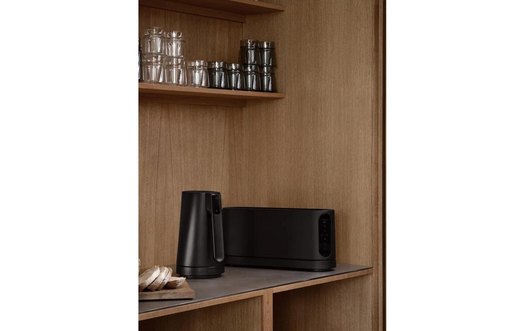 Jacob Jensen Wasserkocher »23 x 16 x 26 cm 1,2 l« 1,2 l 2200 W Wasserkocher mit Touch-Bedienung und Temperaturvorwahl