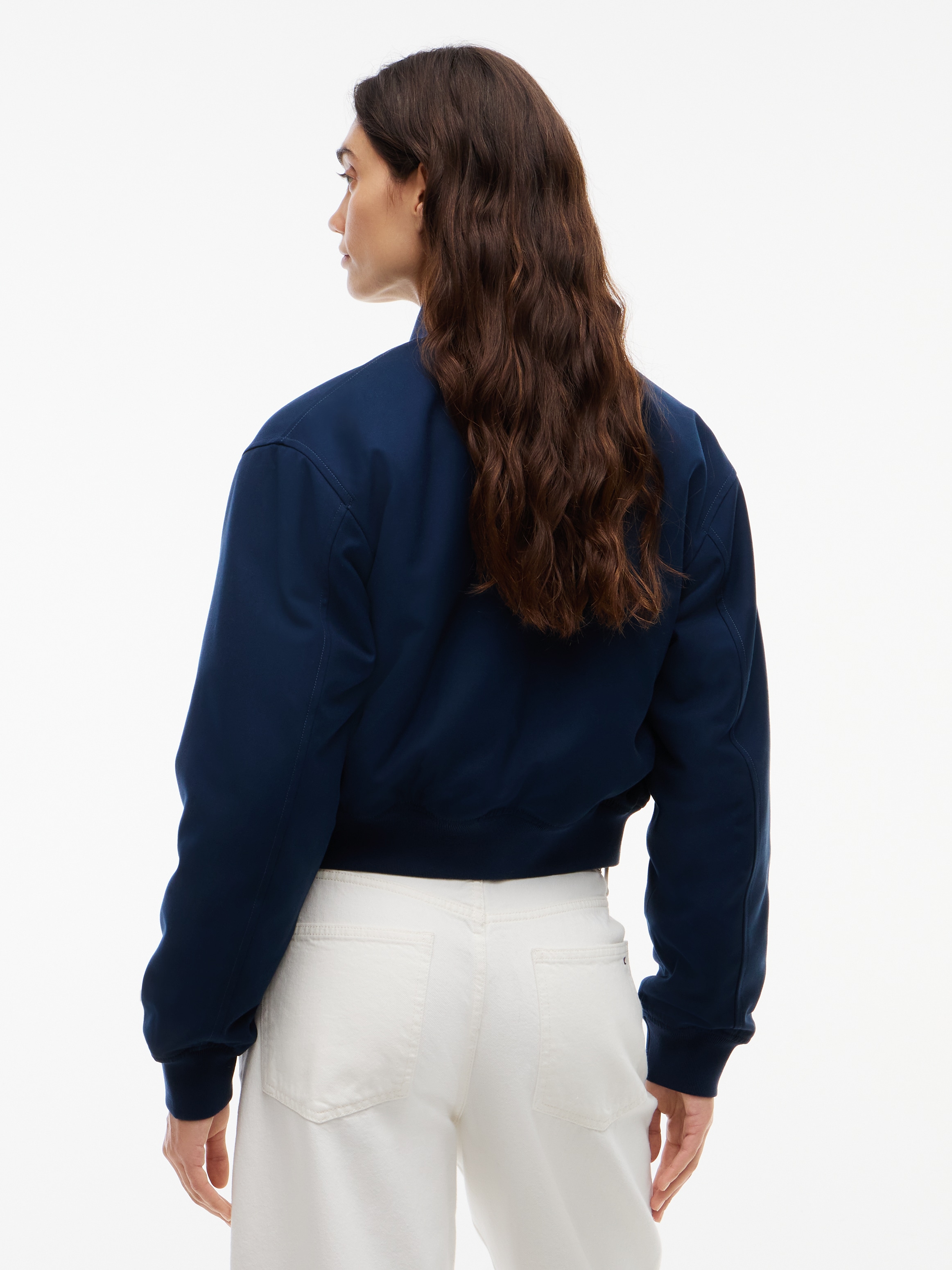 Tommy Jeans Blouson »TJW REG SCRIPT BOMBER« Materialmix