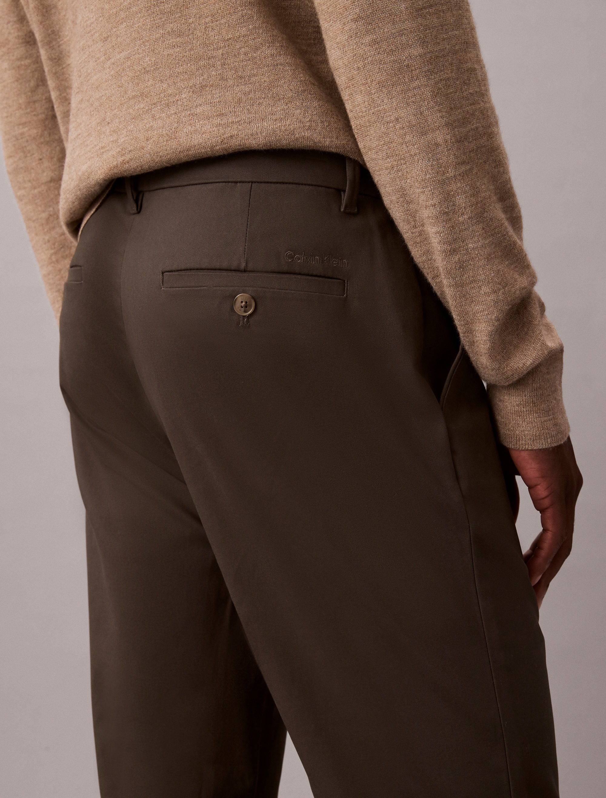 Calvin Klein Chinohose »SLIM SATEEN CHINO TROUSER«  slim fit