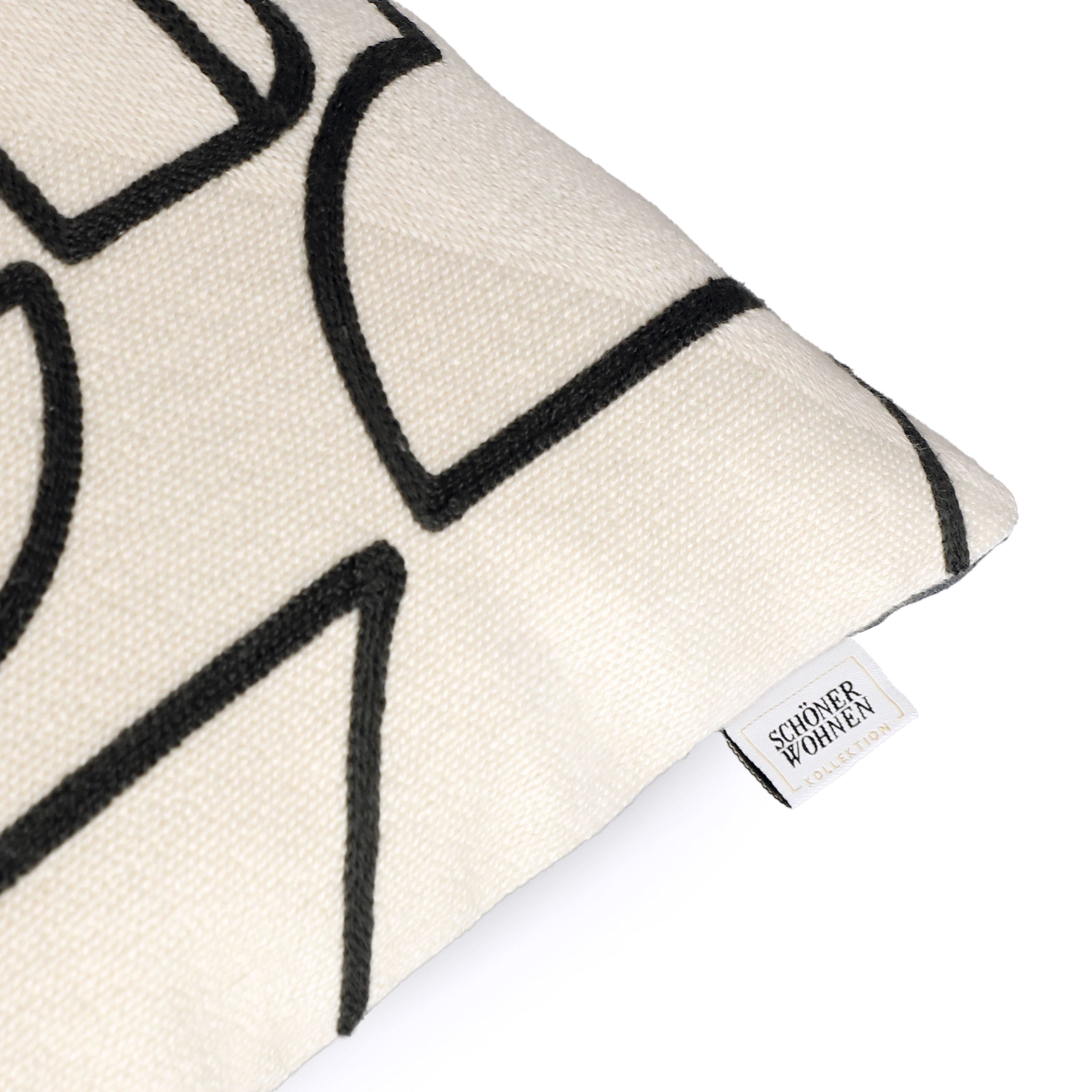 SCHÖNER WOHNEN-Kollektion Coussin décoratif »Frame« bestickt