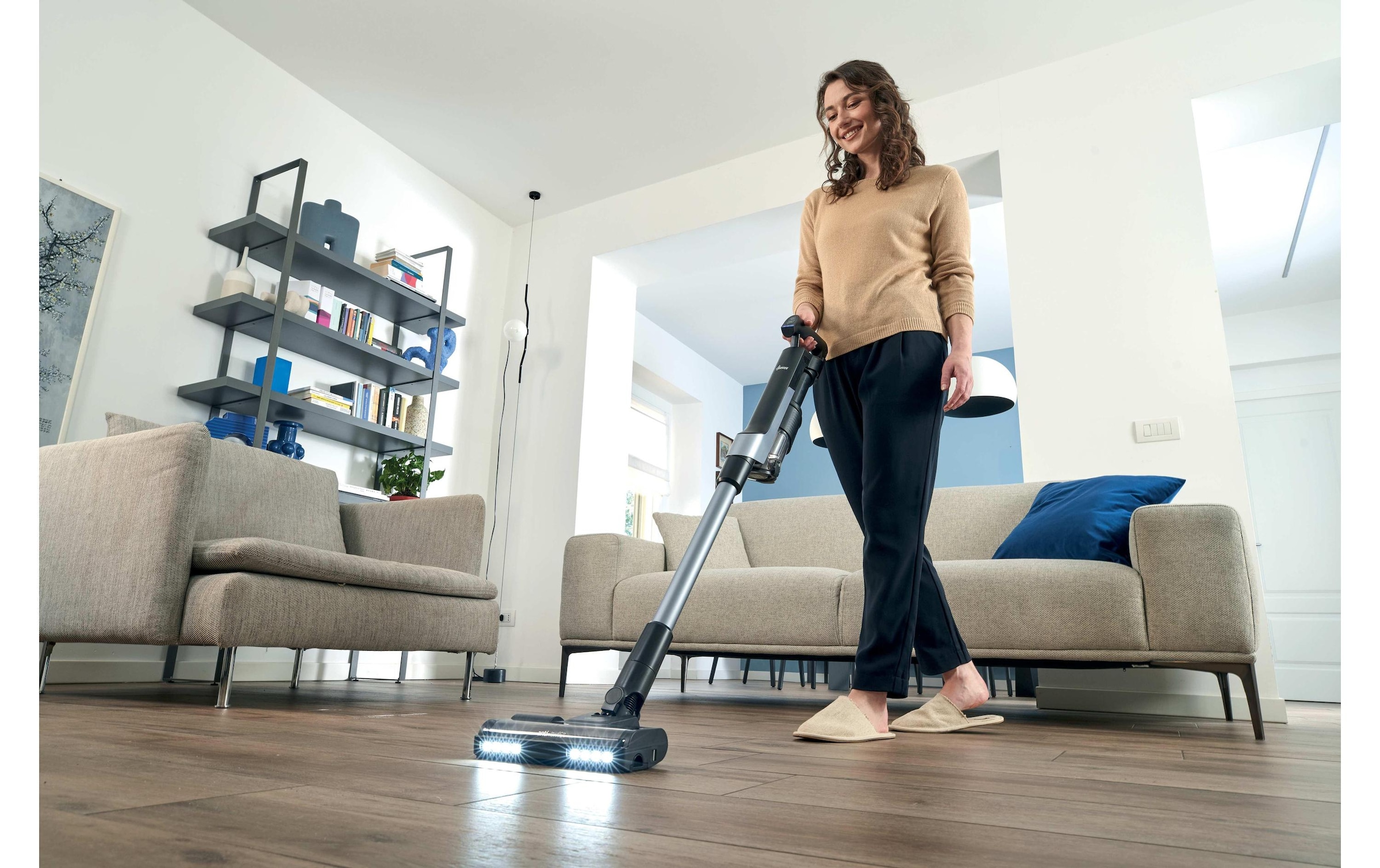 Hoover Akku-Hand-und Stielstaubsauger »HF210HP 11 Hf2« Ultraleichter Akku-Stabstaubsauger mit Ultra Compact X3-Technologie