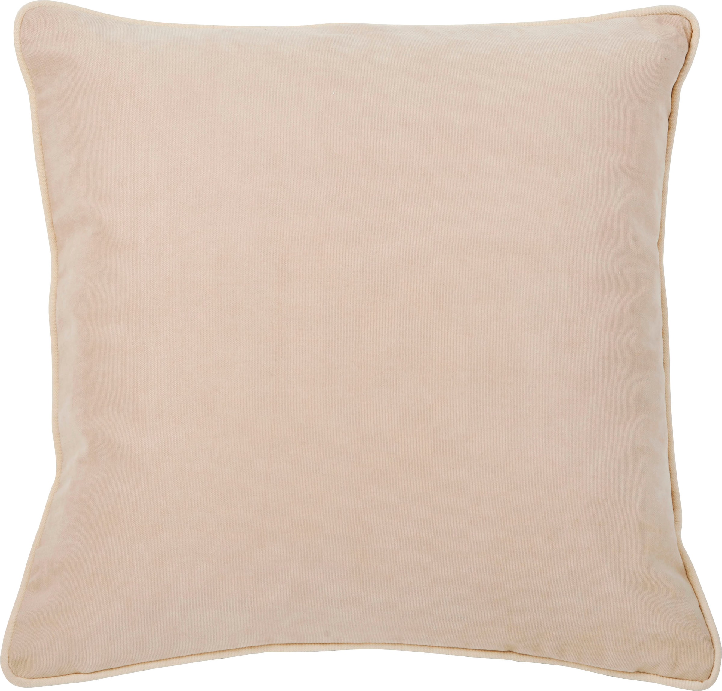 done.® Dekokissen »Joy« unifarben, Reissverschluss, Kissenhüle ohne Füllung, 1 Stück