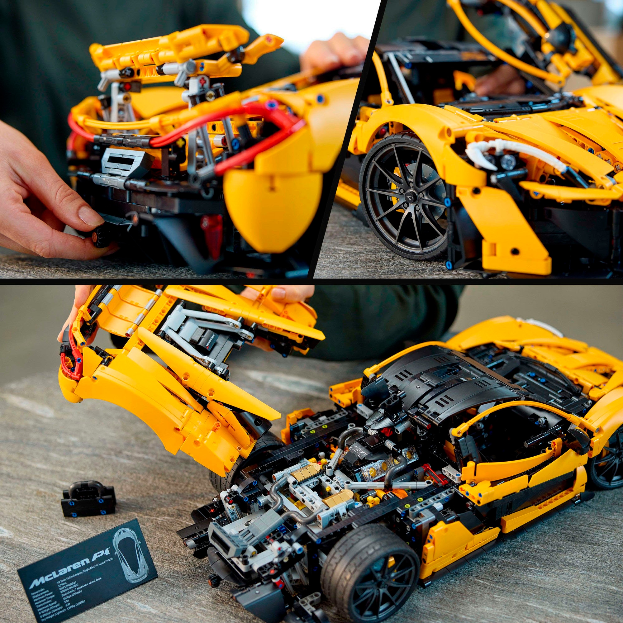 LEGO® Konstruktionsspielsteine »McLaren P1™ (42172), LEGO Technic« Made in Europe