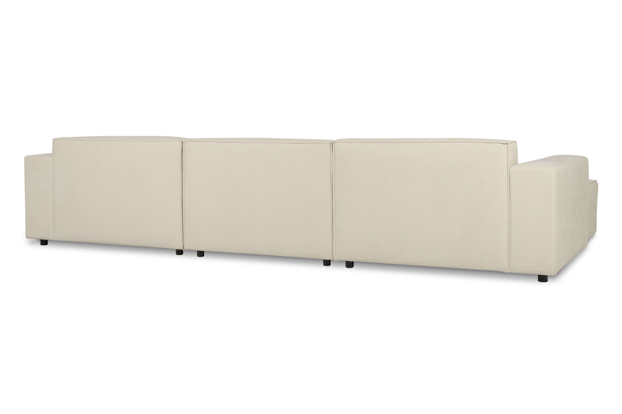 GOODproduct Canapé d'angle »Jorrena, extra weicher Chenille-Stoff« Forme en L, 3 niveaux de confort, largeur 346 cm, avec suspension à ressorts ondulés