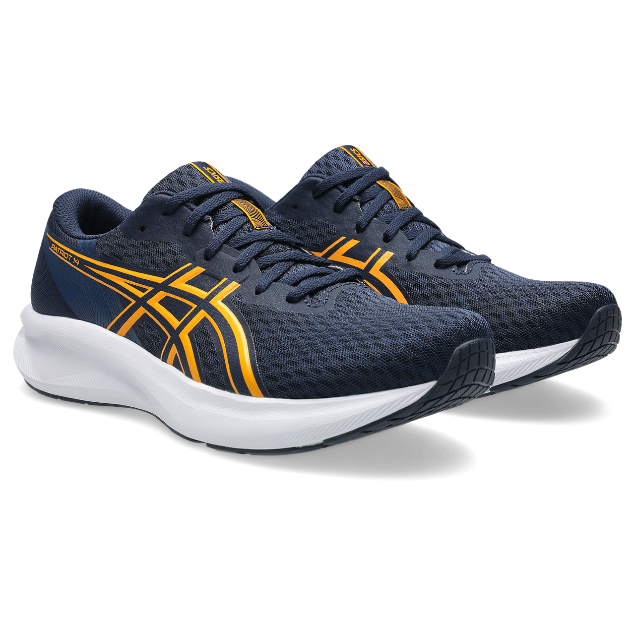 Asics Laufschuh »PATRIOT 14«  atmungsaktives Mesh-Obermaterial, Energiegeladene Mittelsohle