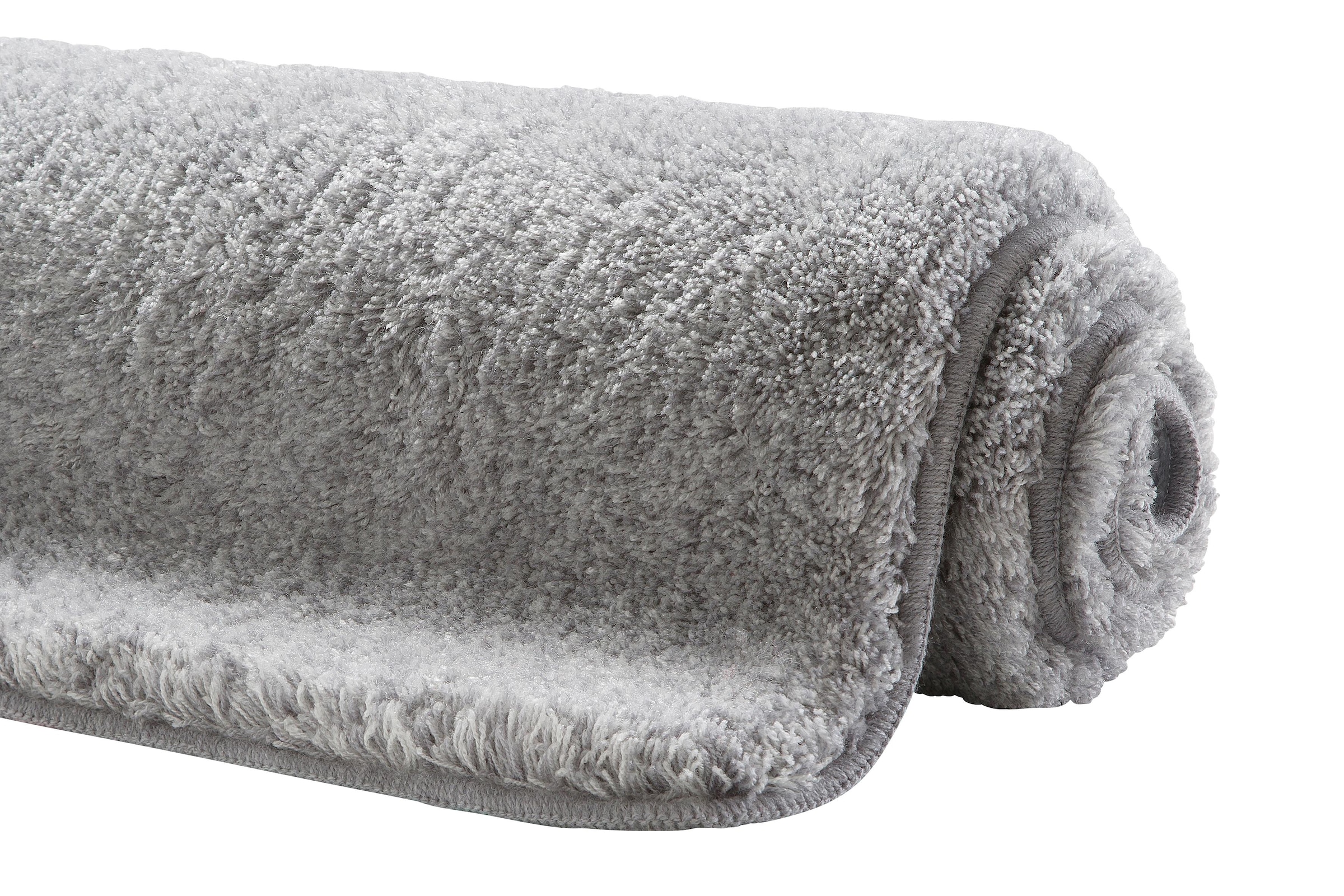 Grund Tapis de bain »Melos, Badvorleger, Badezimmer Teppich, sehr weich« Höhe 27 mm melierte Optik, sehr weicher Flor, Melange-Effekt, Made in Europe