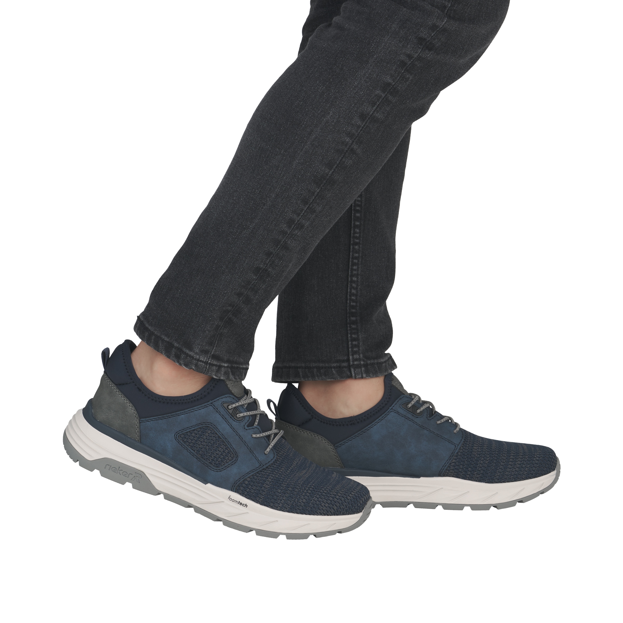 Rieker Baskets slip-on  mocassin, chaussure à enfiler, chaussure basse, sneaker décontracté avec élastique