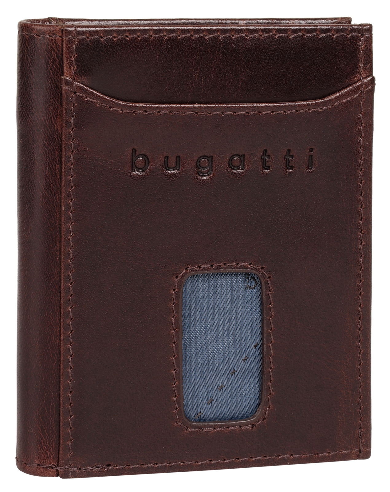 bugatti Porte-monnaie »BUGATTI Herren, Damen SECURE SLIM echt Leder« cuir véritable