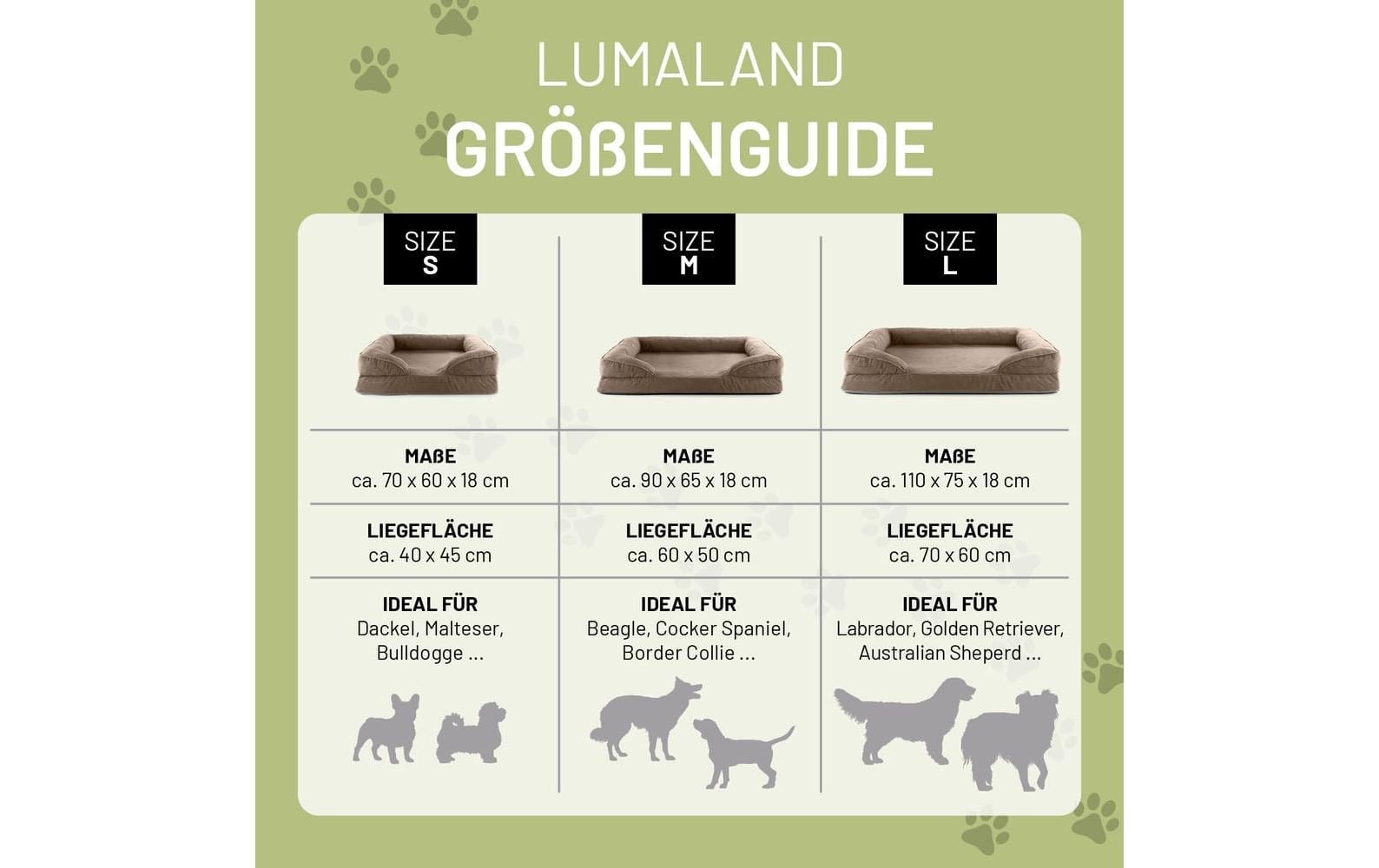 Lumaland Hundebett »Indoor Cord S«