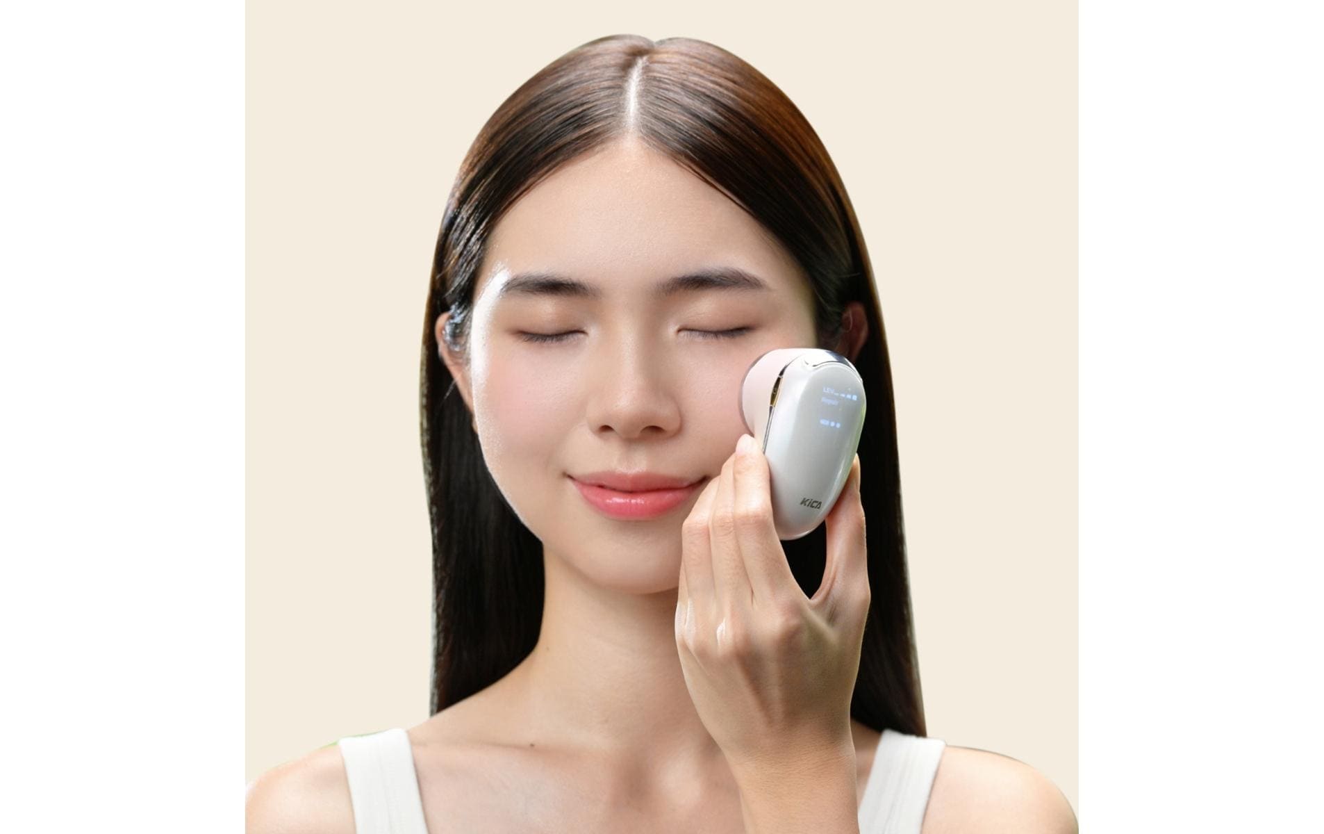   Gesichtsmassagegerät »KiCA iBeauty 4 Pflege-Modi« Gesichtspflegegerät