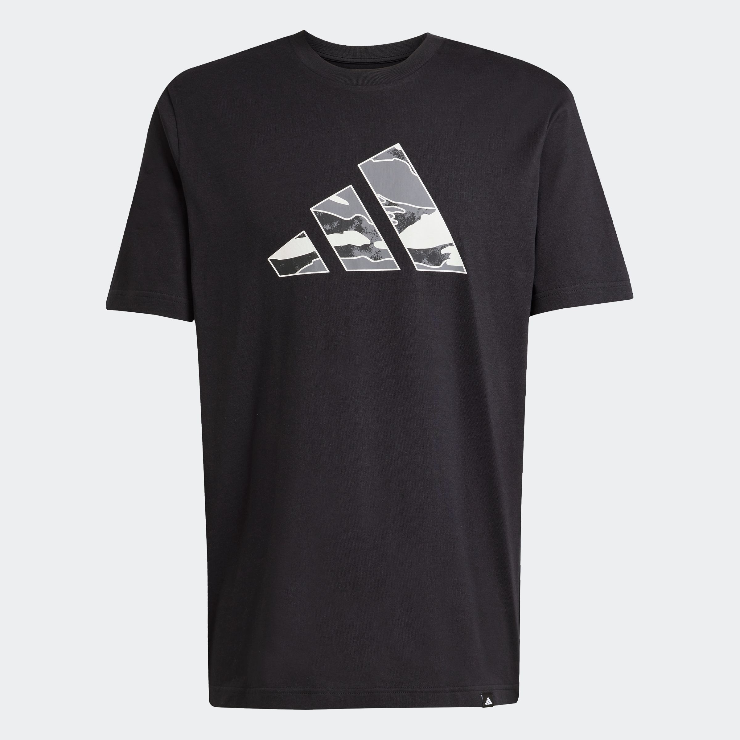 adidas Sportswear T-Shirt »CAMO LOGO GRAFIK« sportlicher Stil, ohne Verschluss, aus Baumwoll-Jersey