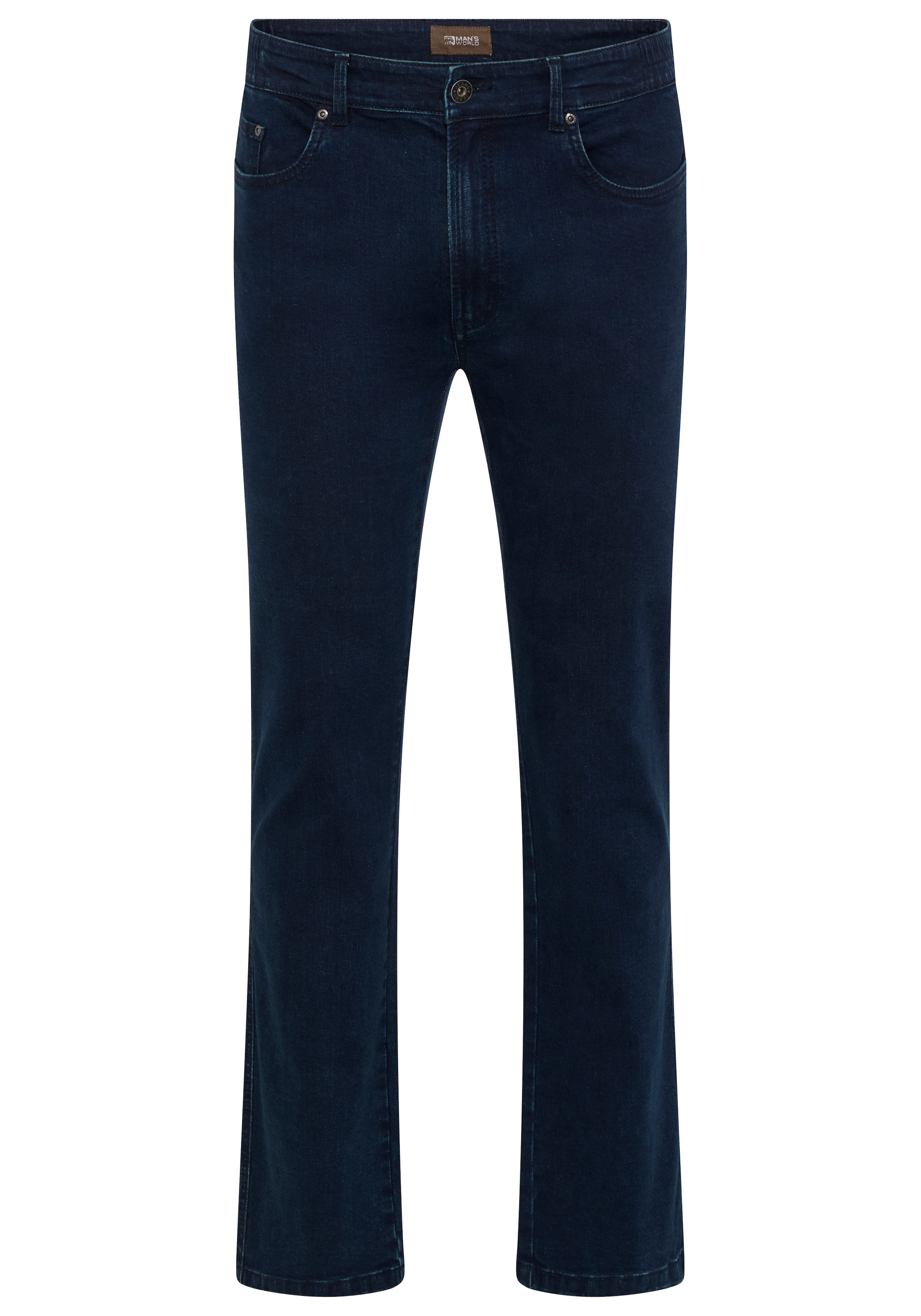 Man's World Plus Jeans droit »Grosse Grössen, straight fit« coupe droite, jambe droite, avec bouton et fermeture éclair