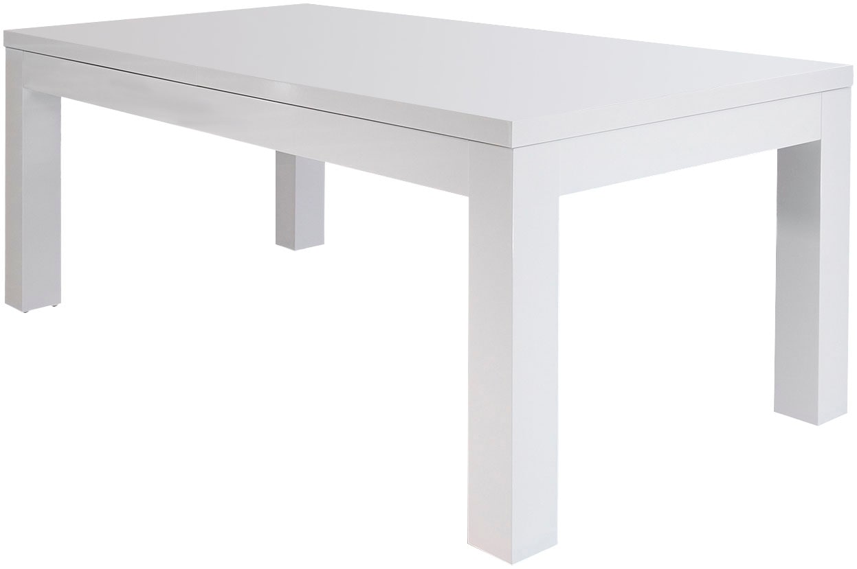 SalesFever Esstisch »Odense - Design Tisch für stilvolle Mahlzeiten« Mit praktischen Ansteckplatten erweiterbar