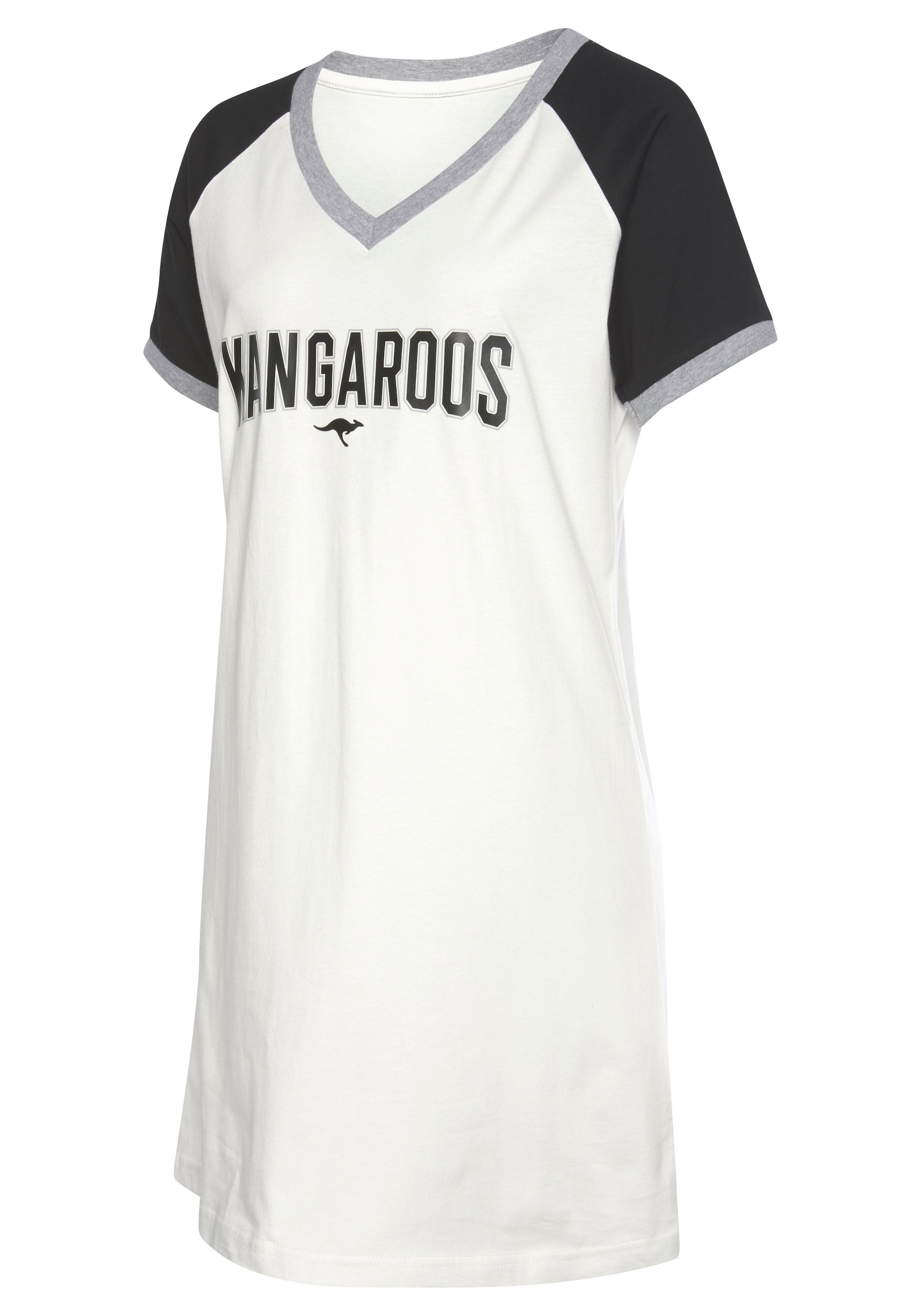 KangaROOS Bigshirt mit kontrastfarbenen Raglanärmeln