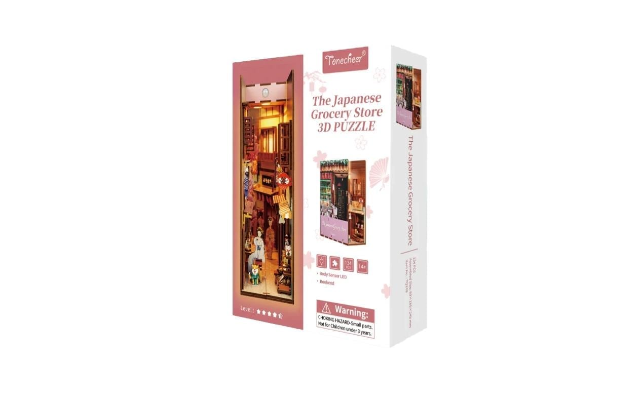   Modellbausatz »Tonecheer Book Nook Japanese Grocery Store« 134 Stk. tlg.
