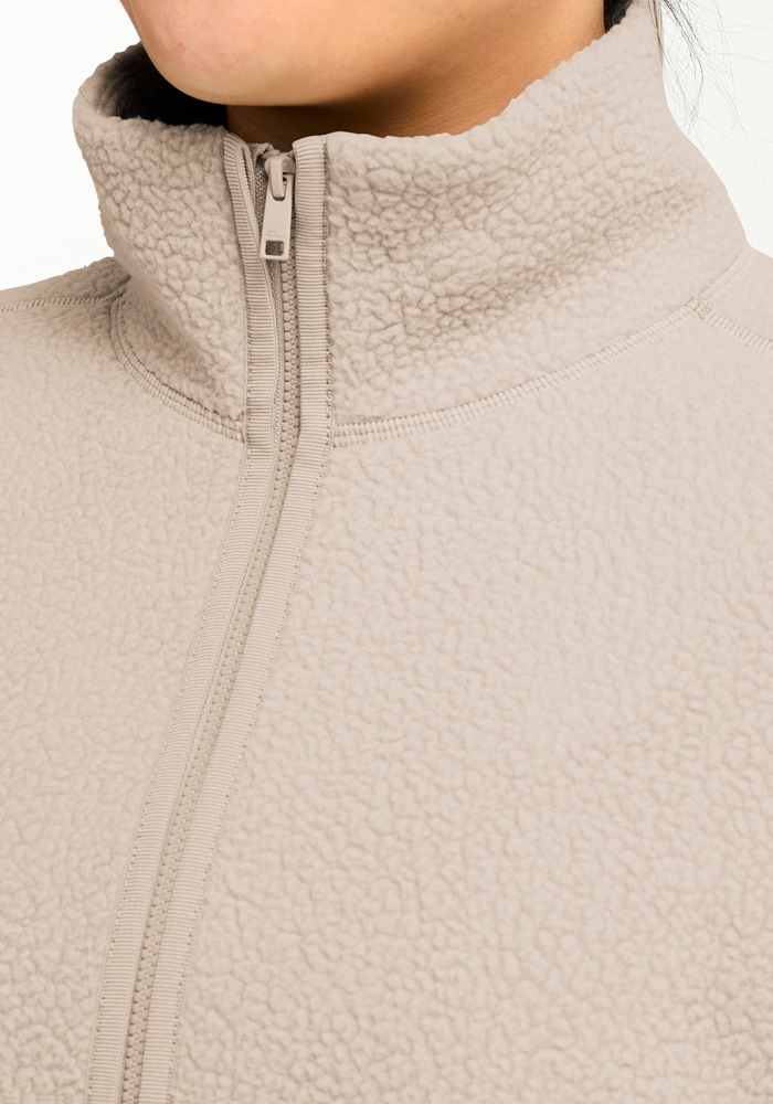 Jack Wolfskin Veste polaire »LITE CURL FZ W« atmungsaktives Material, elastische Kanten, Reissverschlusstaschen