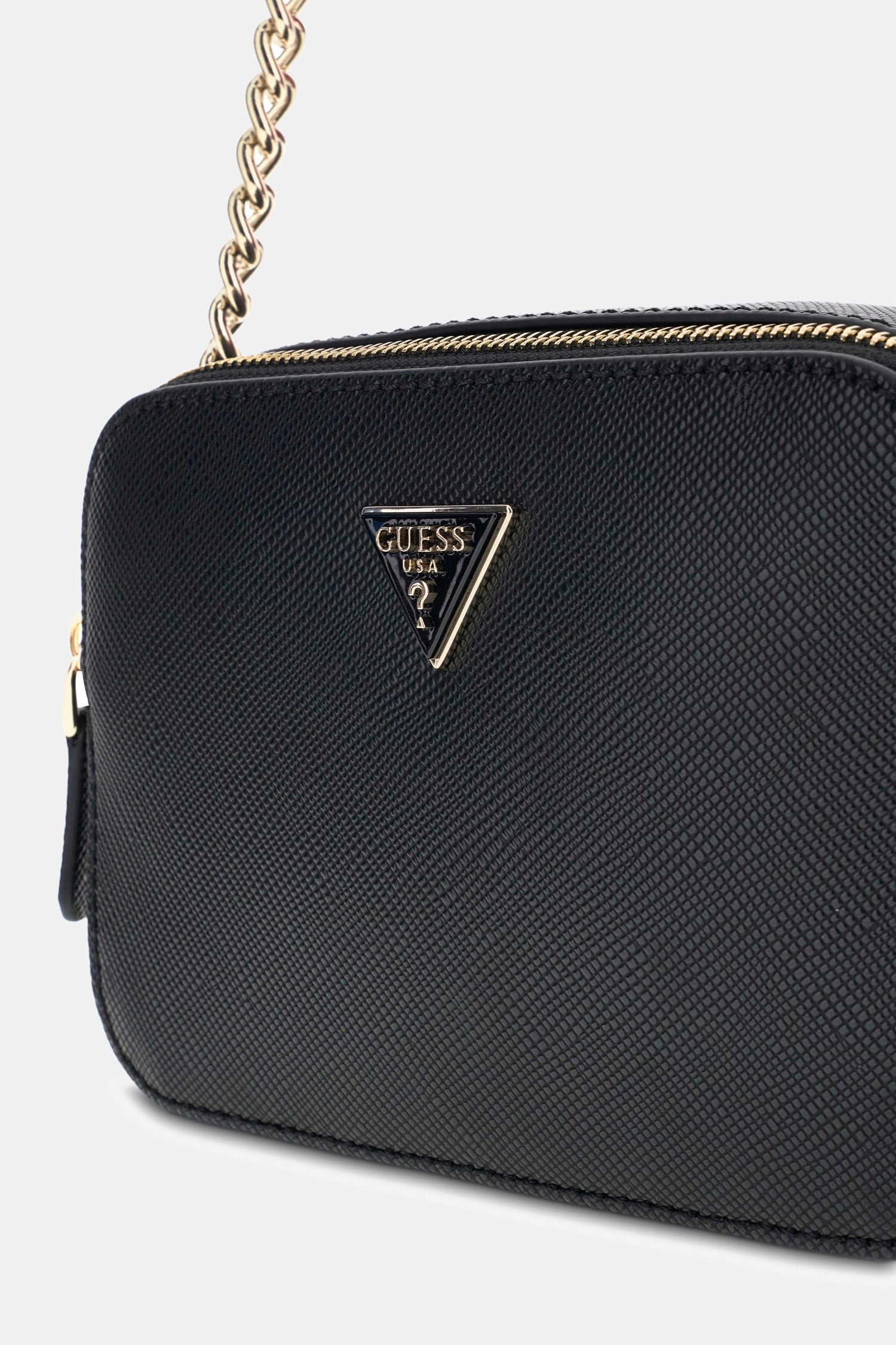 Guess Umhängetasche »NOELLE II CROSSBODY CAMERA« Handtasche, Abendtasche, Schultertasche mit Umhängekette