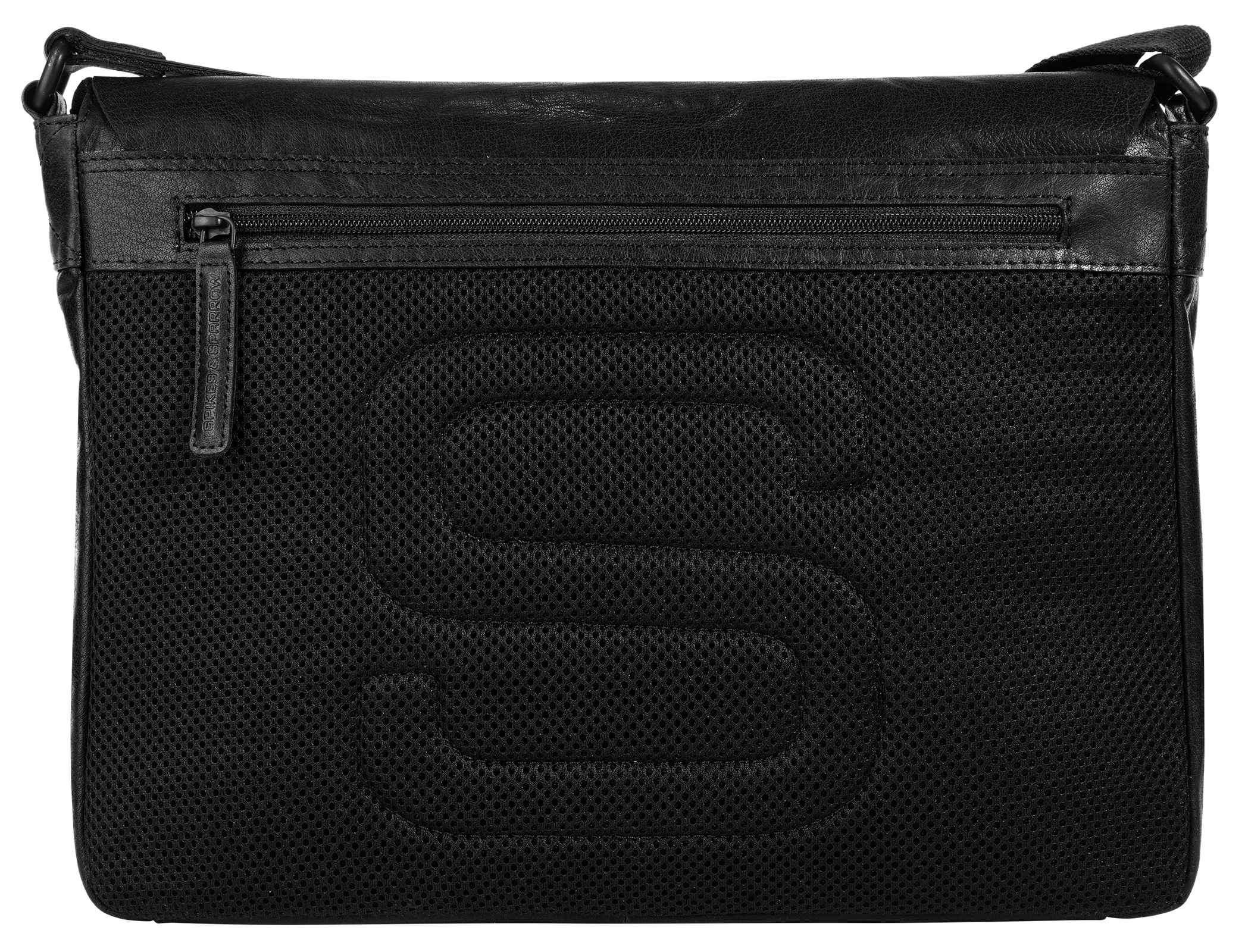 Spikes & Sparrow Sac de messager echt Leder