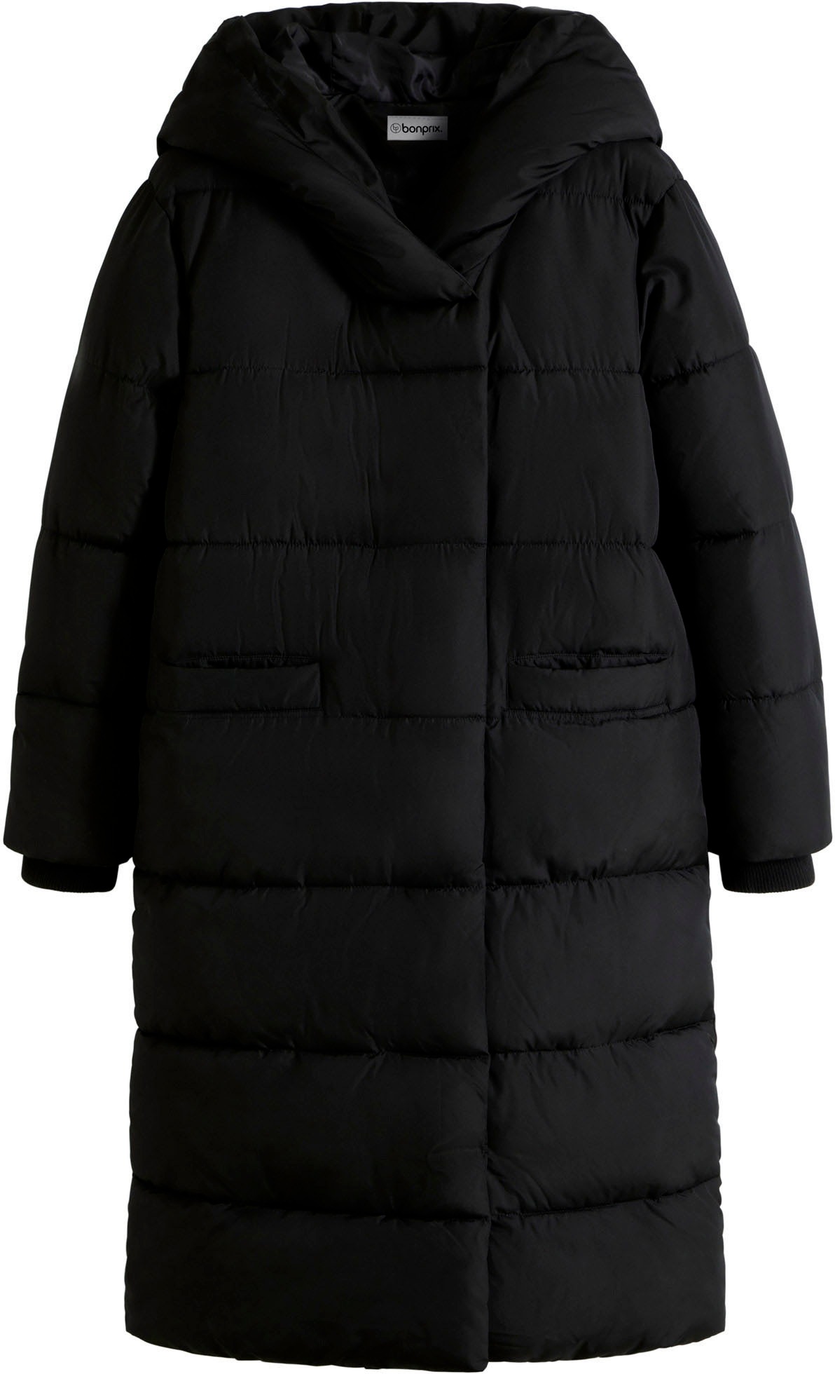 bonprix Manteau matelassé mit dicker Wattierung, mit Kapuze, Oversize-Passform