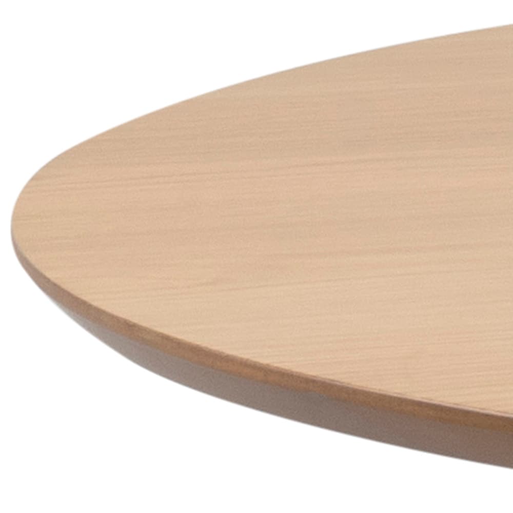 ACTONA GROUP Table de salle à manger »Roxby rund Ø105 – kompakt, robust & pflegeleicht, zeitloses Design« Table de cuisine, OTTOs Choice, 1 cuis tlg. table à manger ronde Roxby, avec placage chêne Ø 105 cm