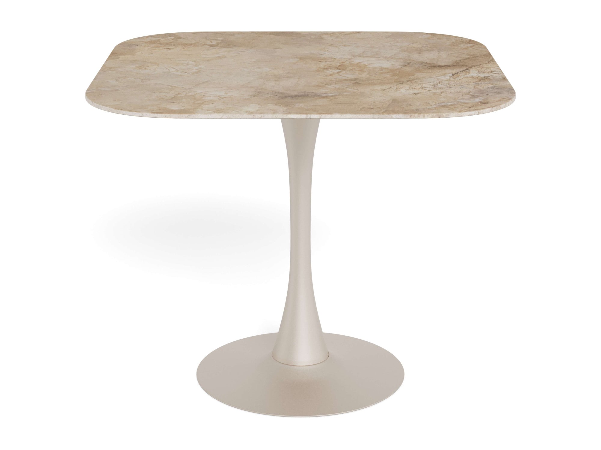 ACTONA GROUP Table de salle à manger »Speisetisch« L/P/H : 90x90x75,  table marron, plateau en céramique poli