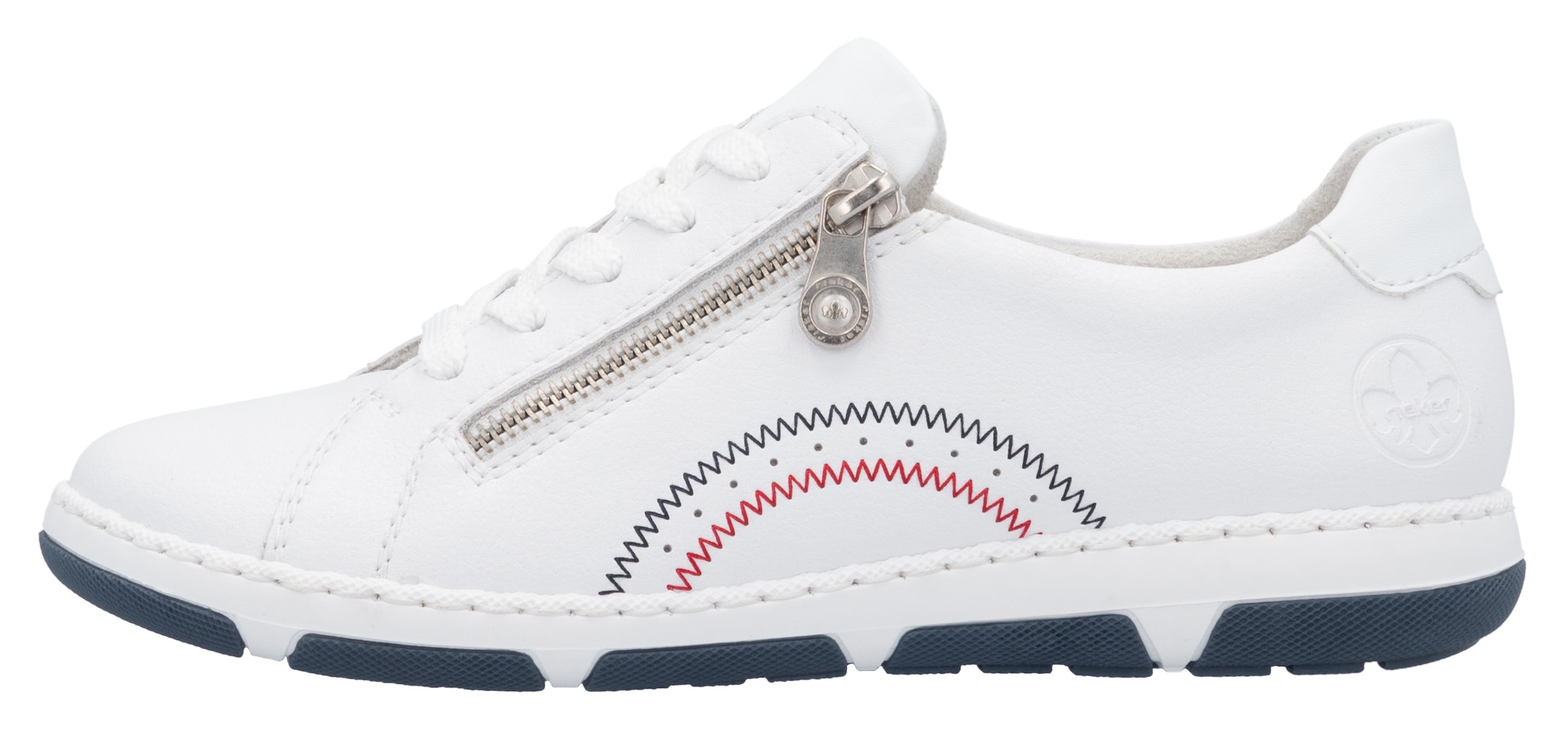 Rieker Sneaker  , Schnürschuh, Halbschuh, Freizeitschuh mit weichem Schaftrand