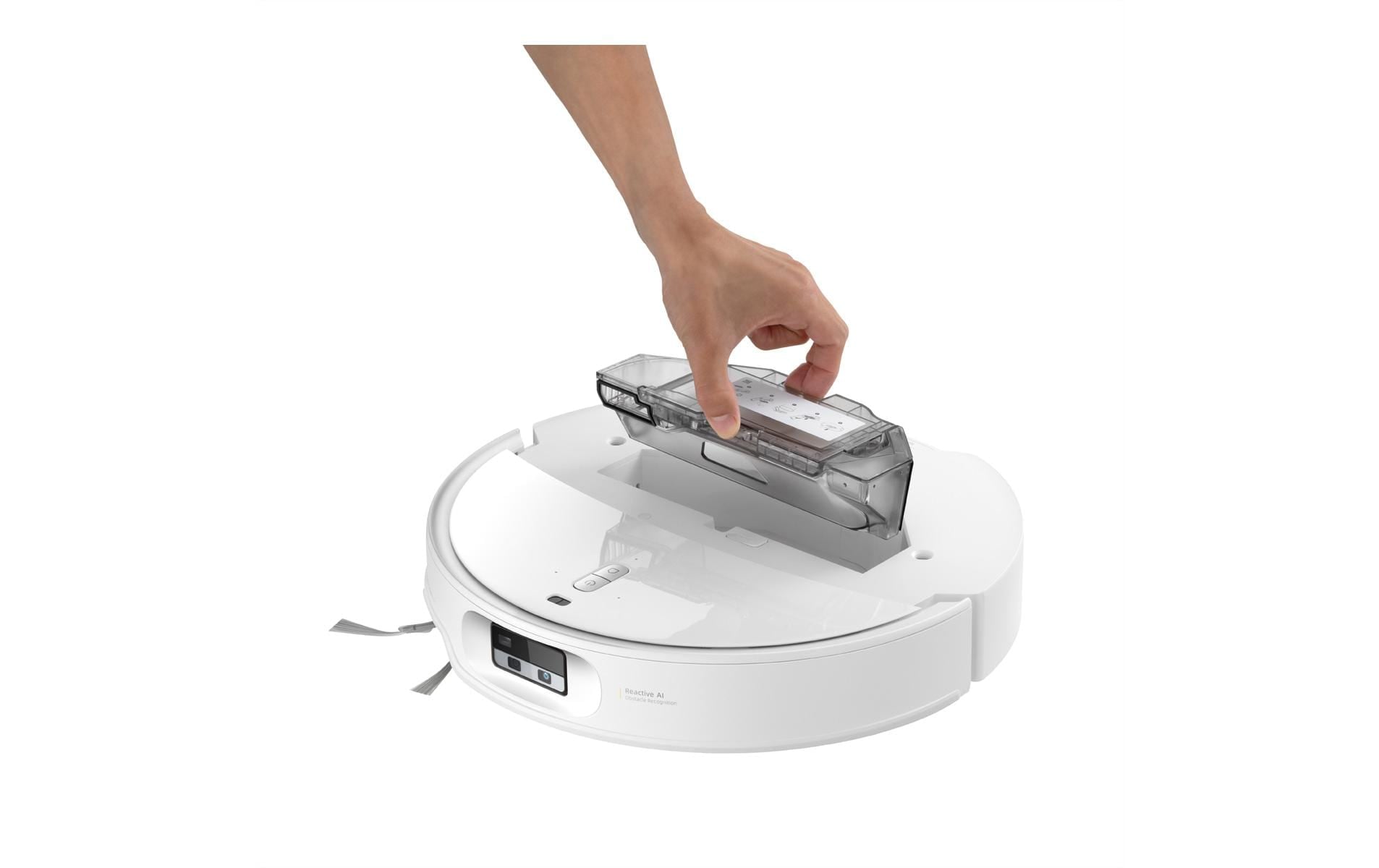 Roborock Robot aspirateur »Qrevo Edge 2X« Aspiration HyperForce 25.000 Pa, station multifonction