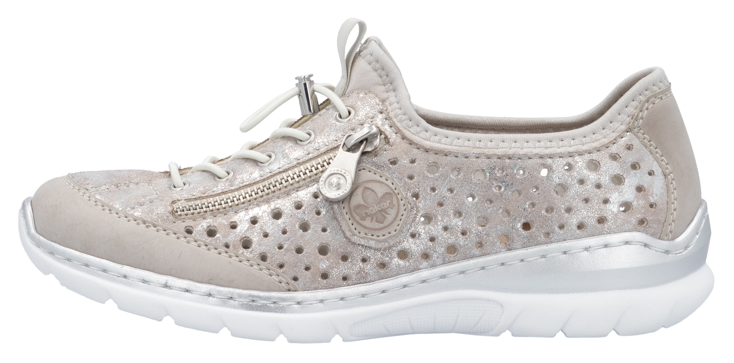 Rieker Baskets slip-on  , Schlupfschuh, Freizeitschuh, Halbschuh mit Schnellverschluss