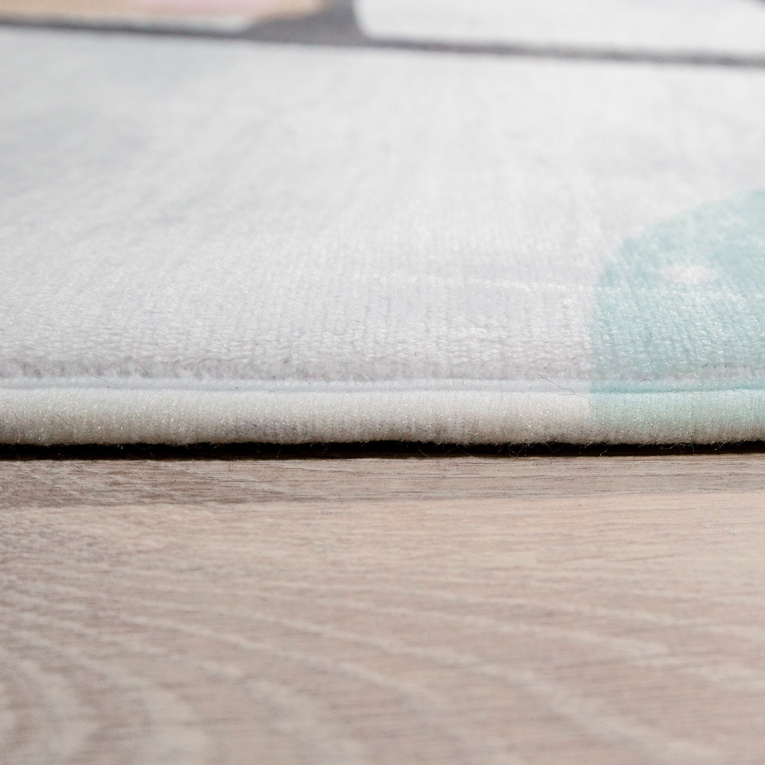 Paco Home Kinderteppich »Chicos 563« rechteckig 4 mm Höhe Flachgewebe, Spielteppich, Motiv Mond, Kinderzimmer