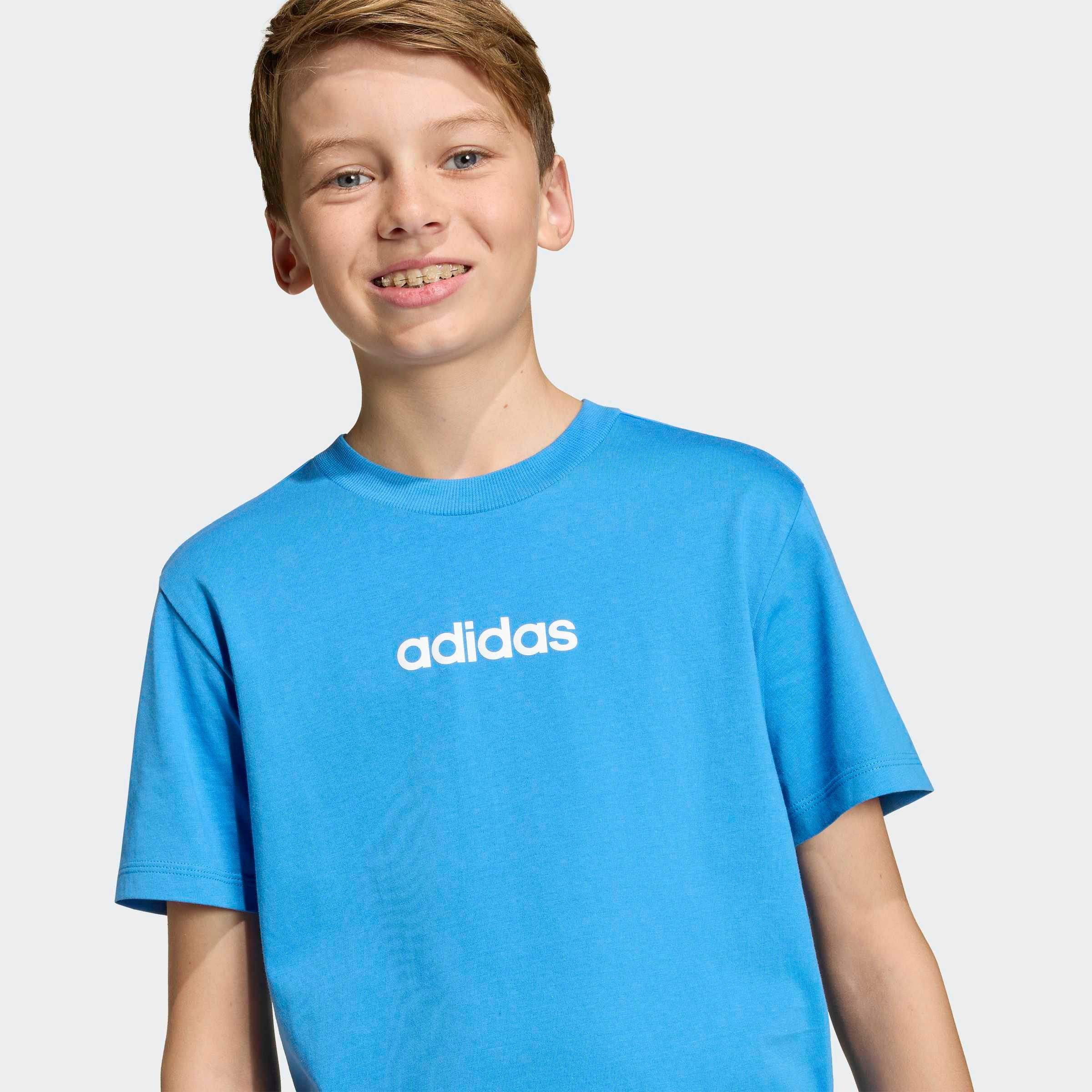 adidas Sportswear T-Shirt »ESSENTIALS KIDS« für Kinder, mit Rundhalsausschnitt, ohne Verschluss, aus Baumwolle