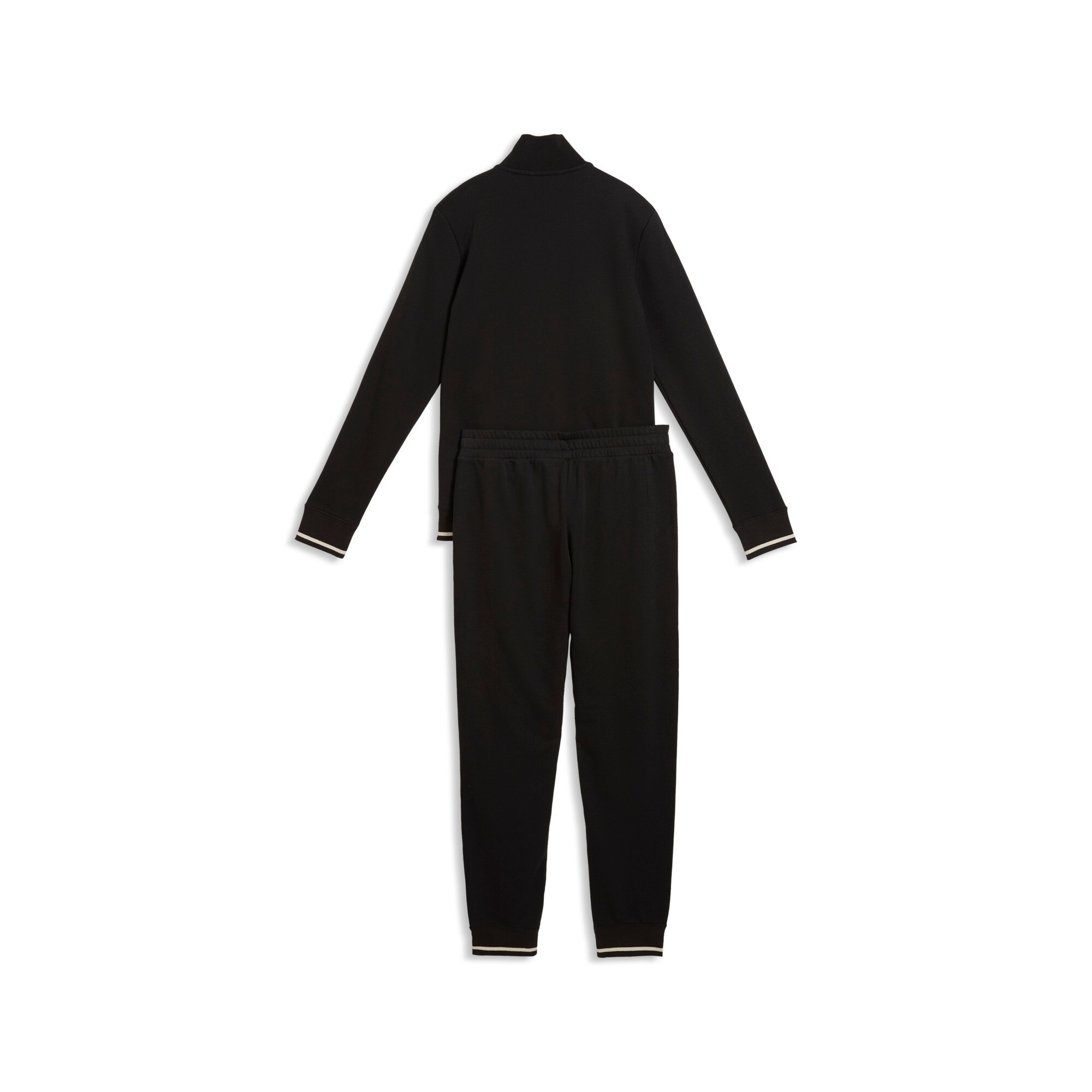 PUMA Trainingsanzug »METALLIC FULL-ZIP TRACKSUIT TR CL« 2 tlg. ohne Kapuze, Regular Fit, aus Baumwollmischung