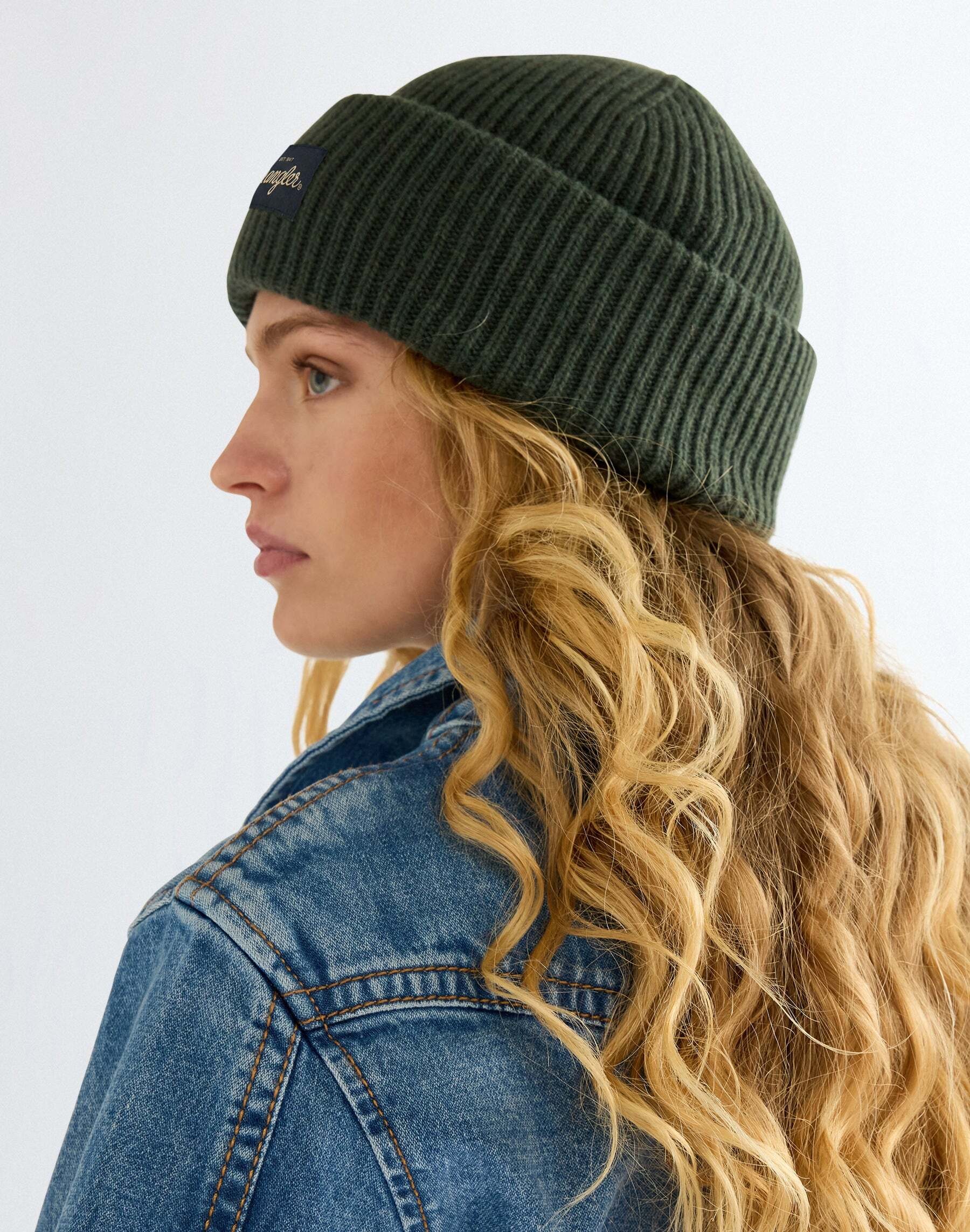 Wrangler Strickmütze »WRANGLER Mütze Ribbed Wool«