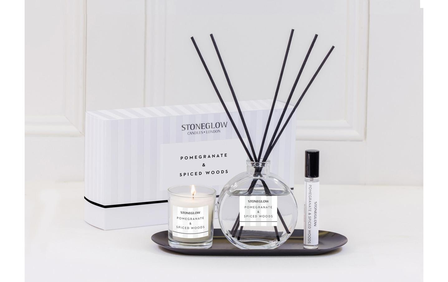 Stoneglow Parfum d'ambiance »Pomeganate & Spice Woods 3-teilig, 120 ml«