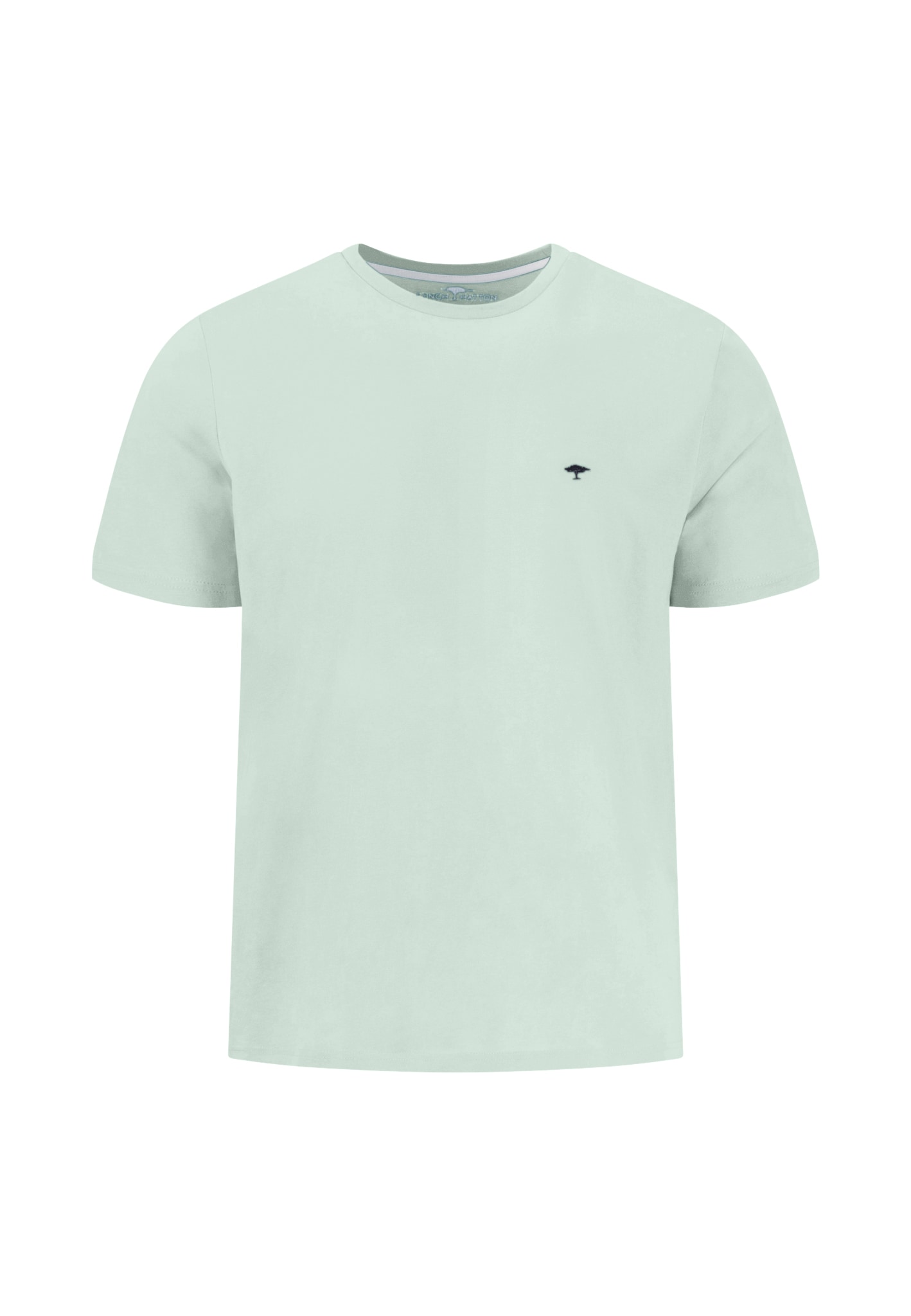 FYNCH-HATTON T-Shirt normale Passform, Kurzarm, hüftbedeckende Länge, aus Baumwolle