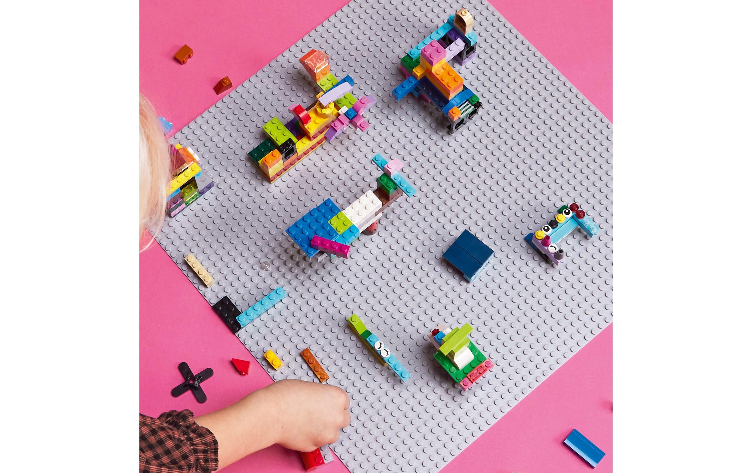 LEGO® Spielbausteine »LEGO Classic Graue Bauplatte 11024«