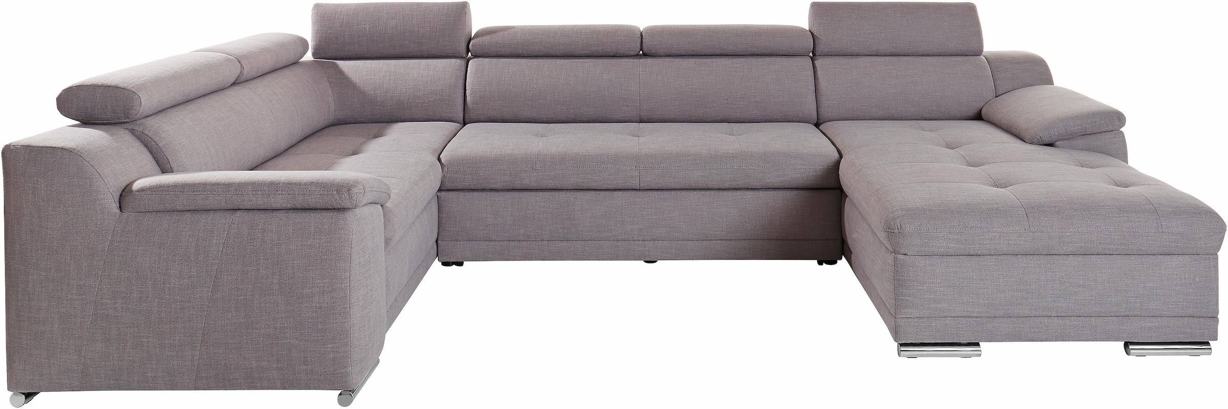 sit&more Paysage de salon »Top Andiamo U-Form« mit Kopfteilverstellung, wahlweise mit Bettfunktion