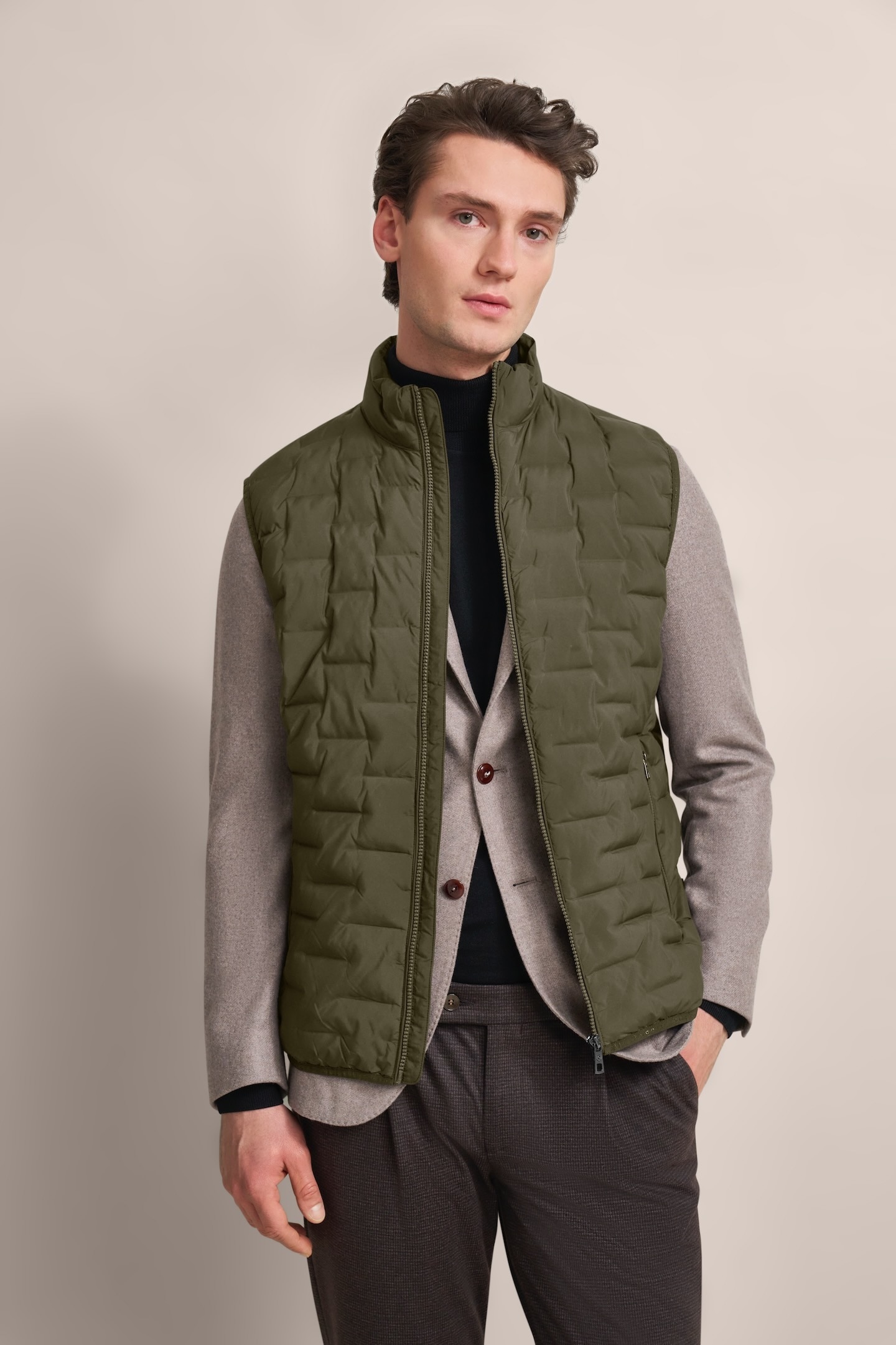 bugatti Gilet matelassé im sportiven Look