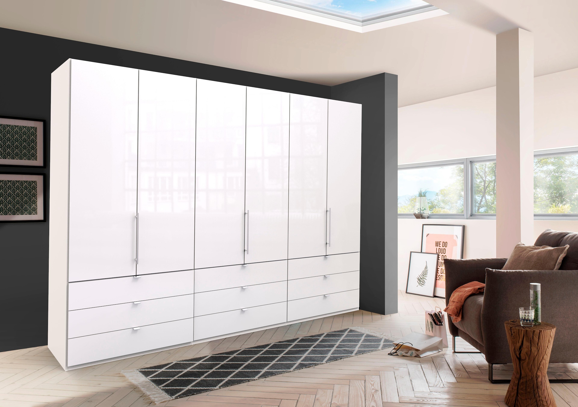 WIEMANN Kleiderschrank »Loft« Glasfront