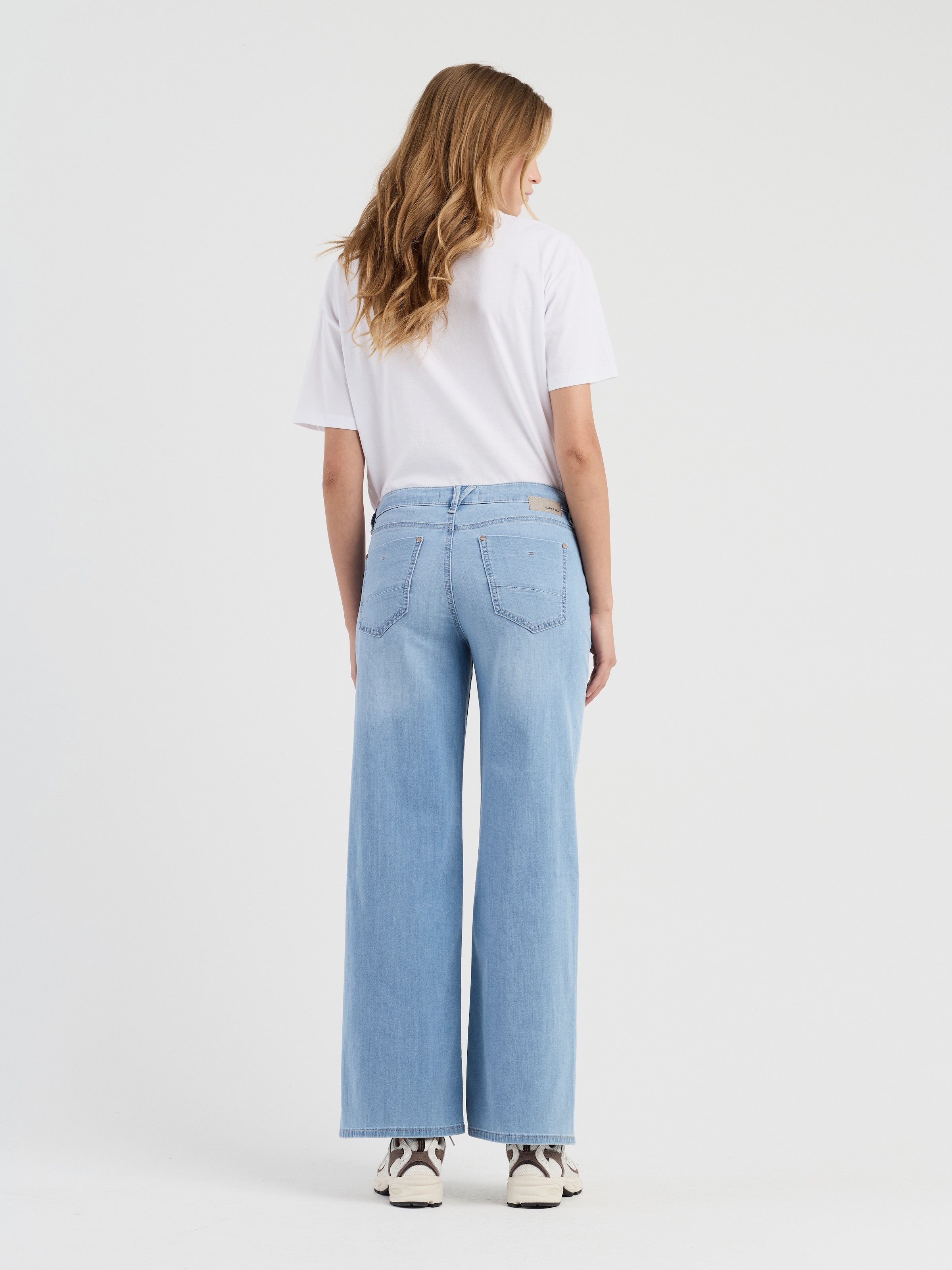 GANG »94CARLOTTA« coupe large style palazzo longue jusqu'au sol