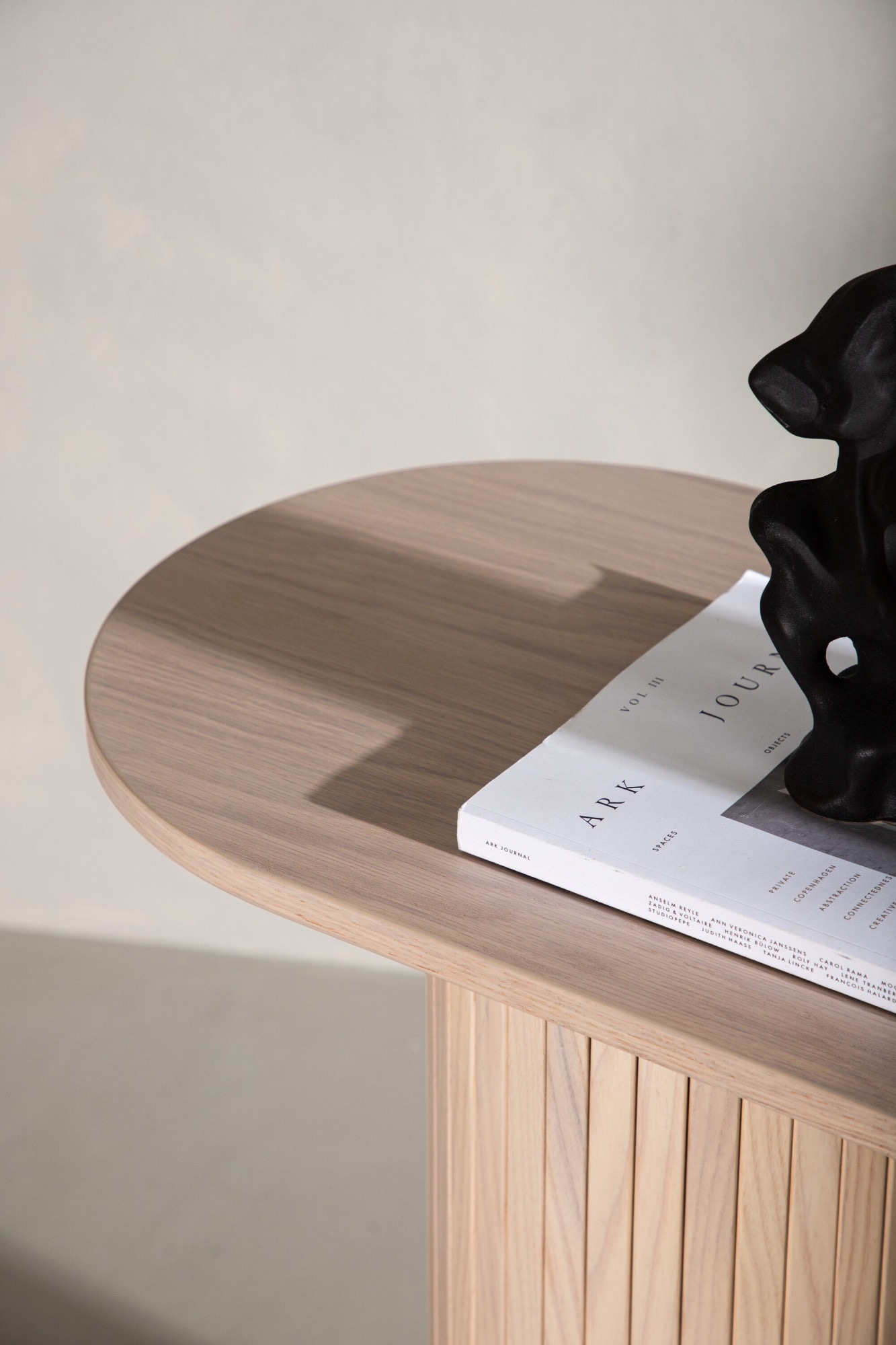 Venture Home Table d'appoint »Bianca, ovaler Konsolentisch mit Holzfurnier-Optik, 130 × 40 cm« table d'appoint, placage, ovale, haute, spacieuse, noble
