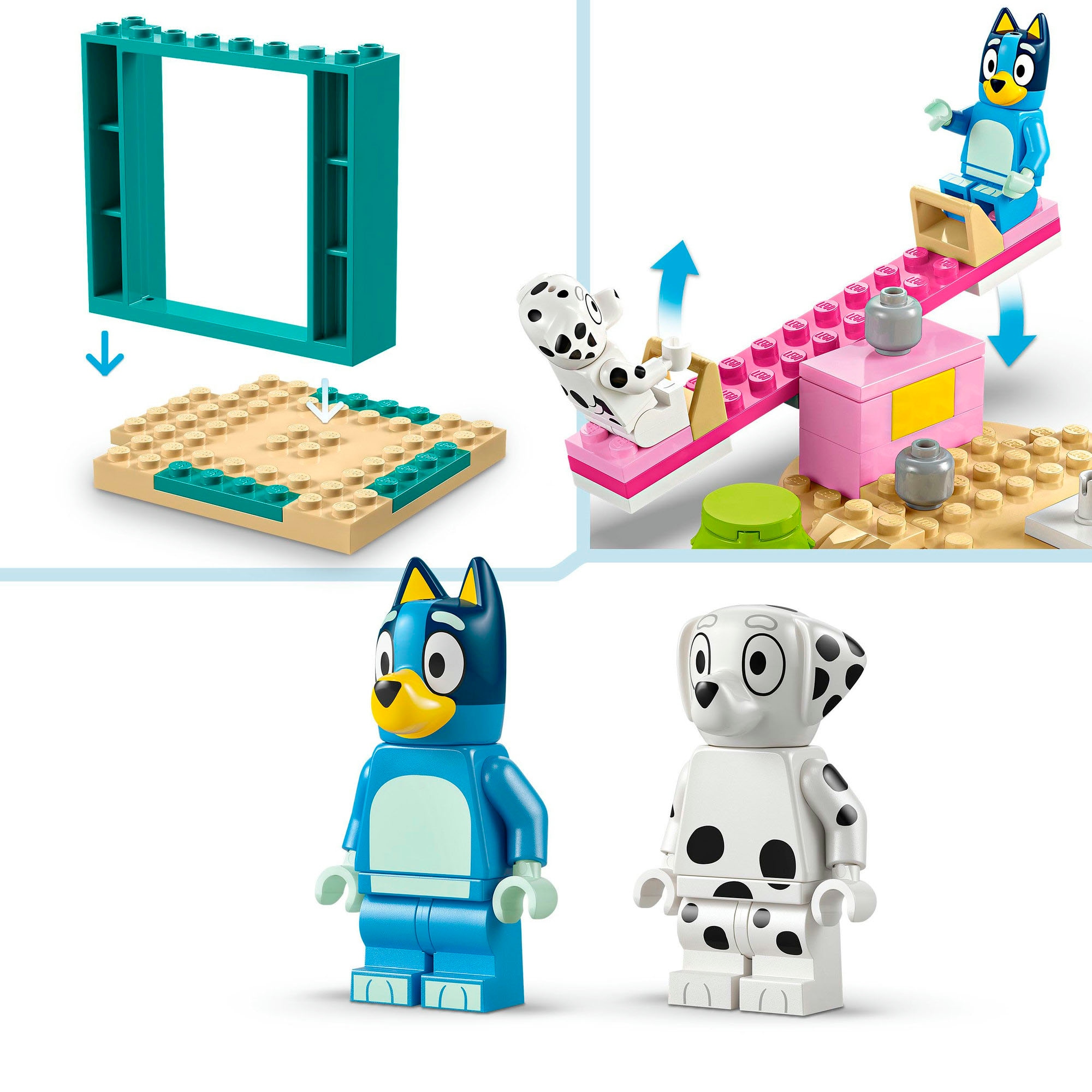 LEGO® Konstruktionsspielsteine »Bluey und Chloe auf dem Spielplatz (11201), LEGO Bluey« Made in Europe