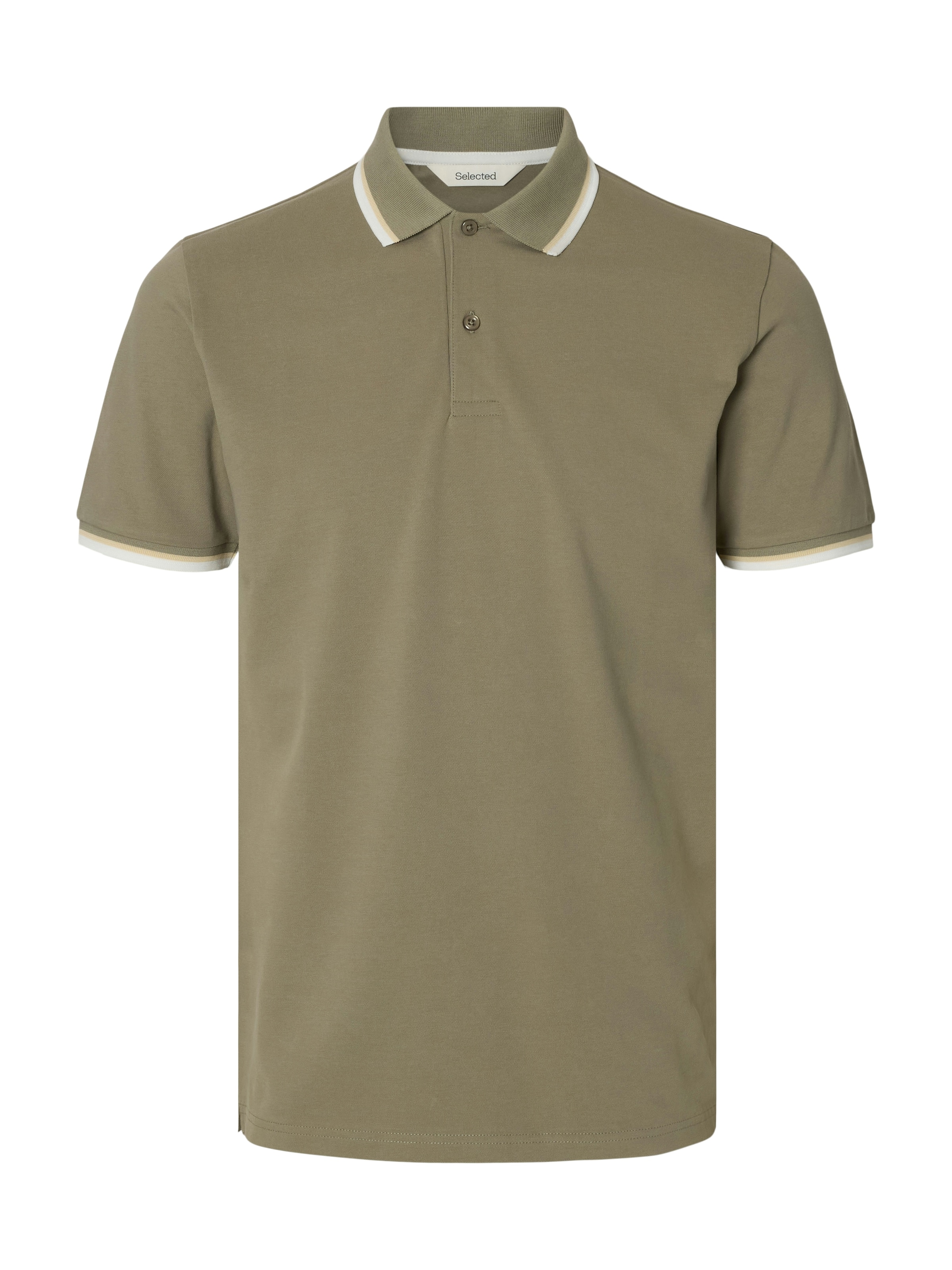 SELECTED Poloshirt »SLHSLIM-ATLAS SPORT SS POLO« Baumwollmischung, slim fit