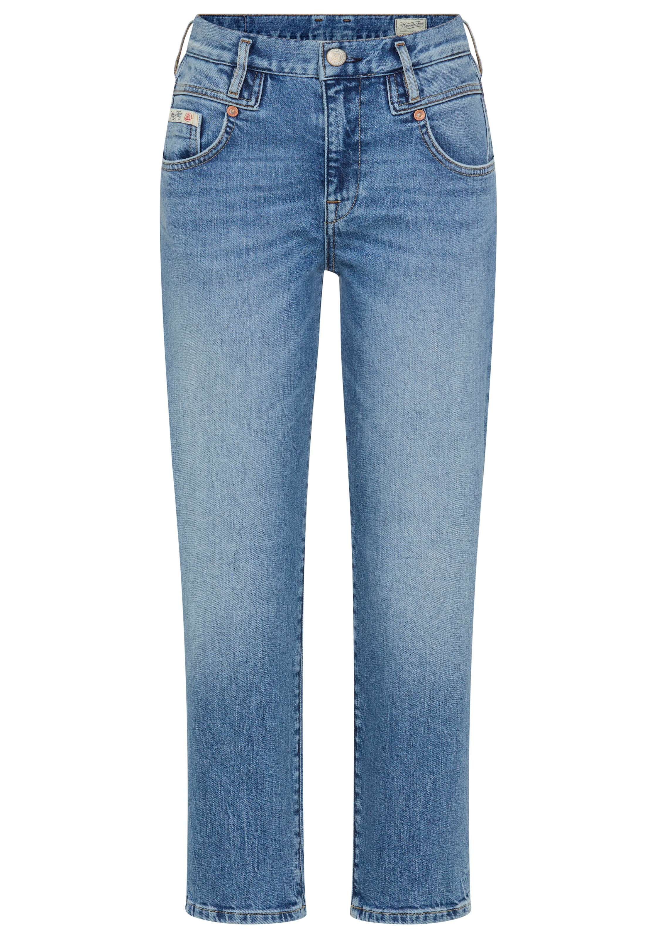 Herrlicher 5-Pocket-Jeans »Breezy Cropped Denim« Straight Fit