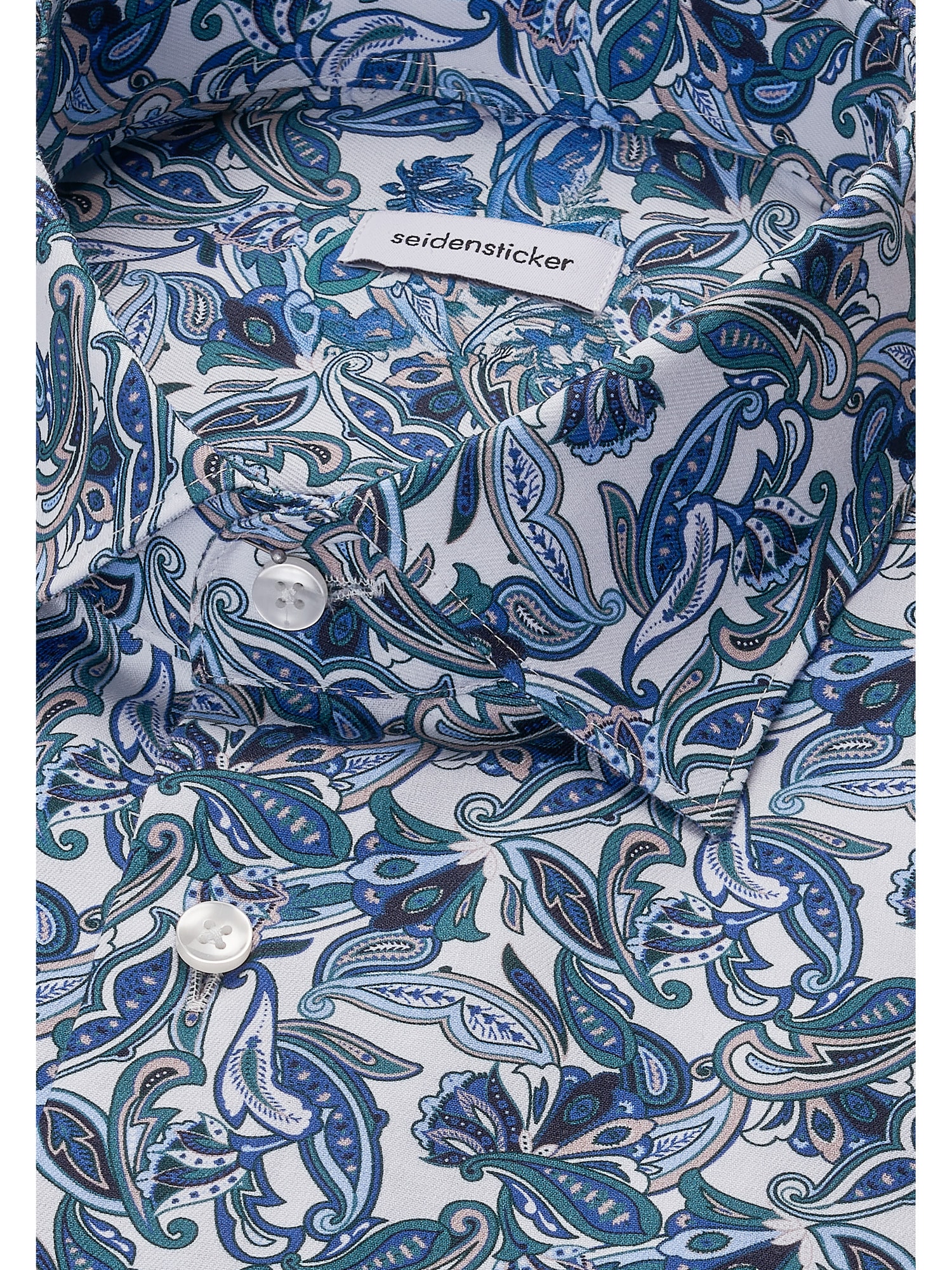 seidensticker Chemise d'affaires »Schwarze Rose« col Kent classique 1/1 imprimé