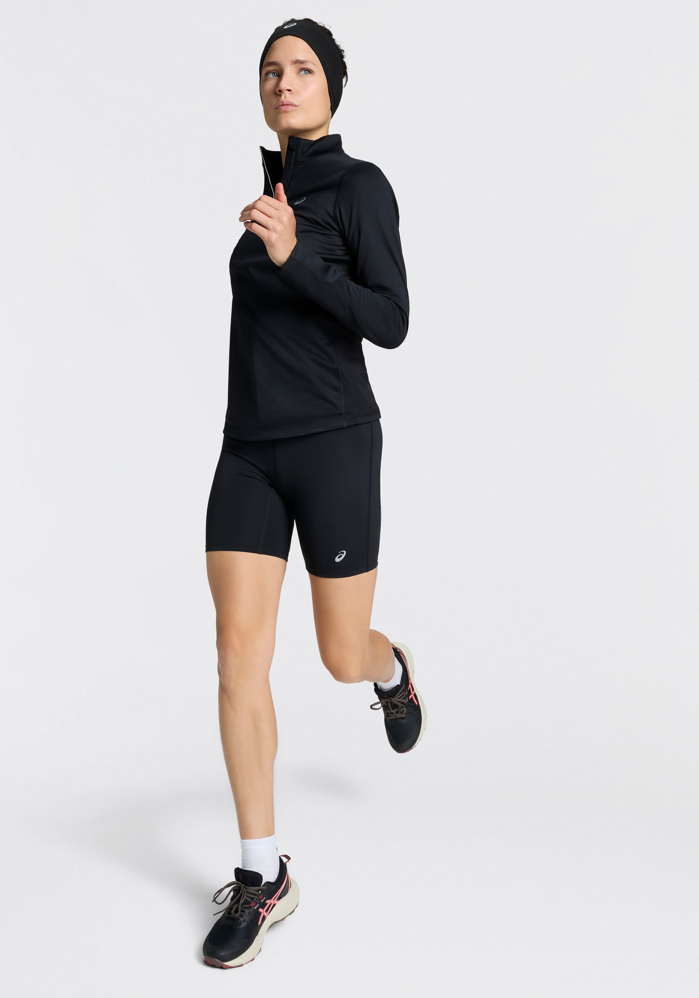 Asics T-shirt de course »ASICS CORE LS 1/2 ZIP WINTER TOP«